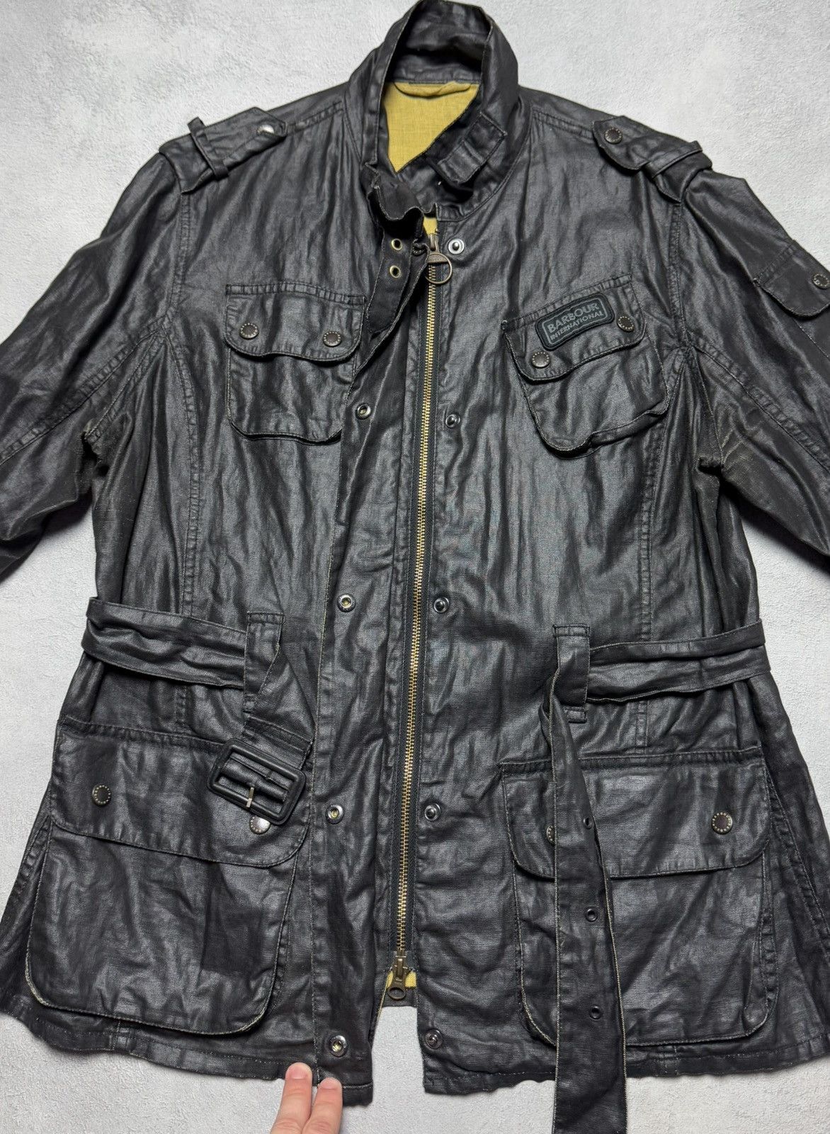 Barbour Barbour International Duralinen Quilted Bike Jacket Size XL / US 12-14 / IT 48-50 - 11 Thumbnail