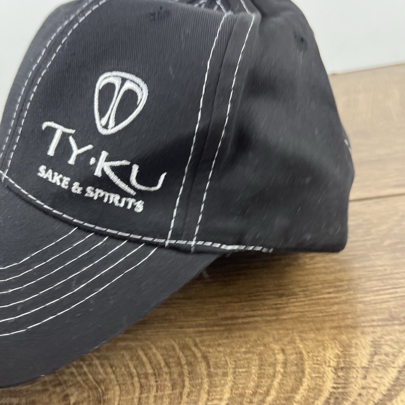 Other Ty Ku Hat Sake and Spirits Cap Hat Black Hat Adjustable Blac Size ONE SIZE - 9 Thumbnail