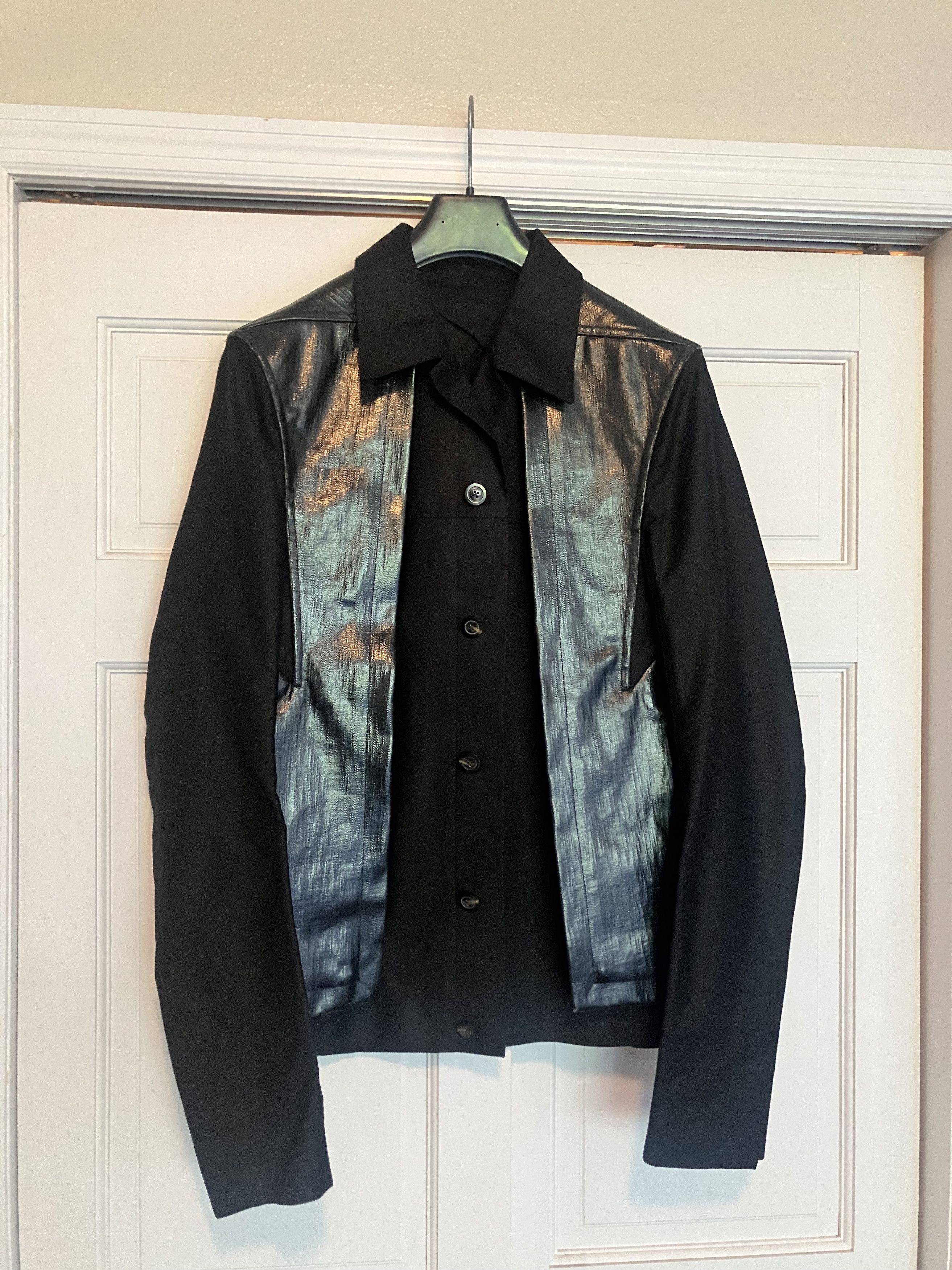 Rick Owens SS19 Babel Cut-Out Rod Jacket | Grailed