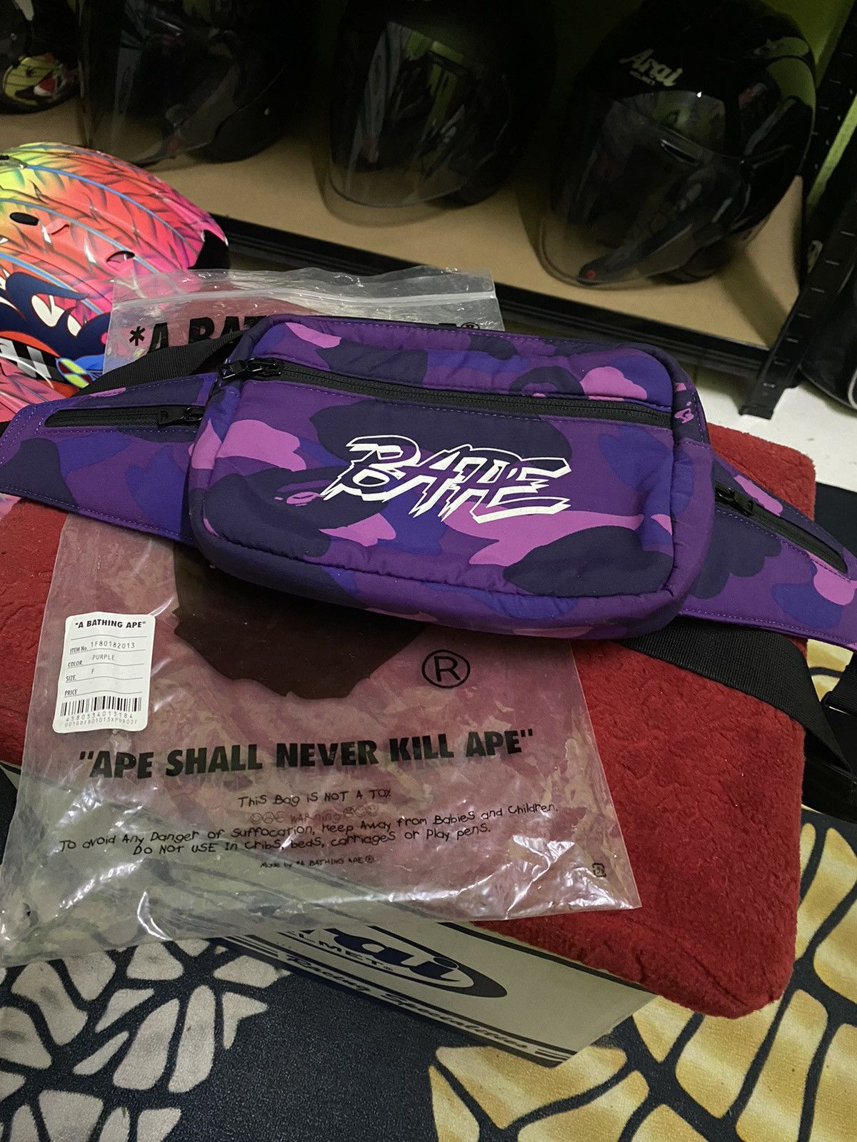 Bape Color Camo Waist Bag Size ONE SIZE - 1 Thumbnail