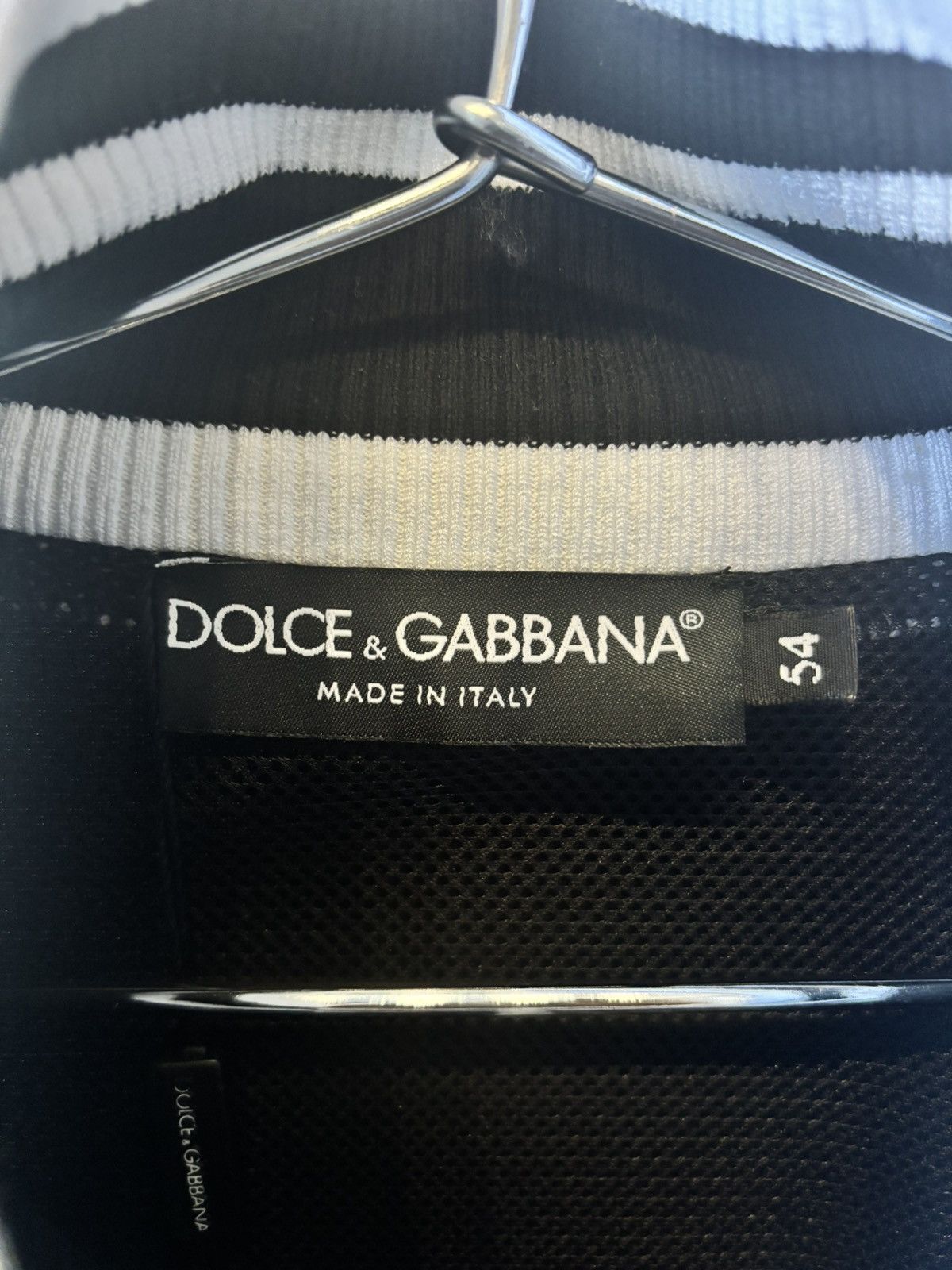 Dolce & Gabbana Dolce & Gabbana Logo Tape Satin Bomber Jacket in Black Size US L / EU 52-54 / 3 - 2 Thumbnail