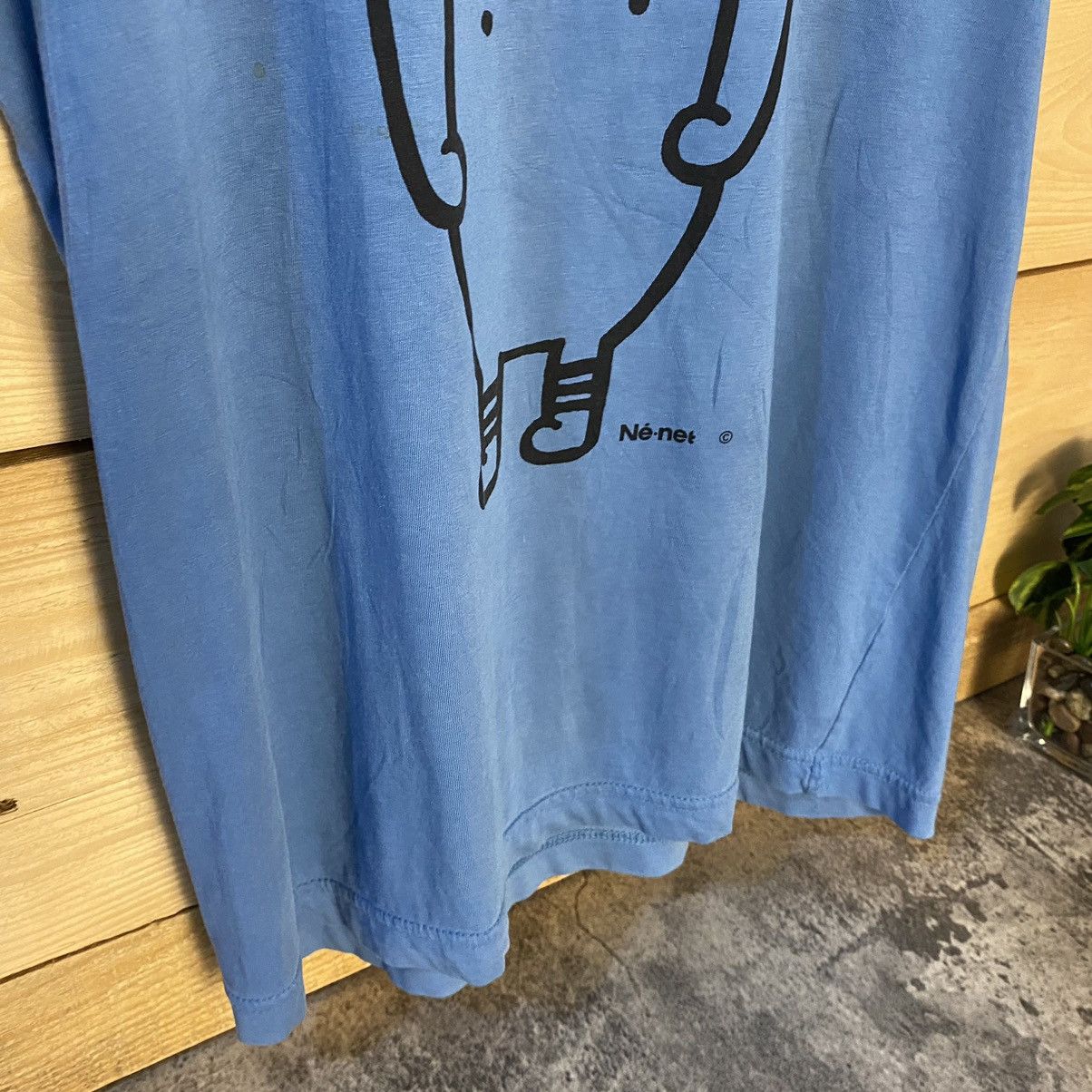 Designer × Issey Miyake × Japanese Brand Ne Net by Issey Miyake Iconic Logo Tee T-Shirt Size US M / EU 48-50 / 2 - 5 Thumbnail