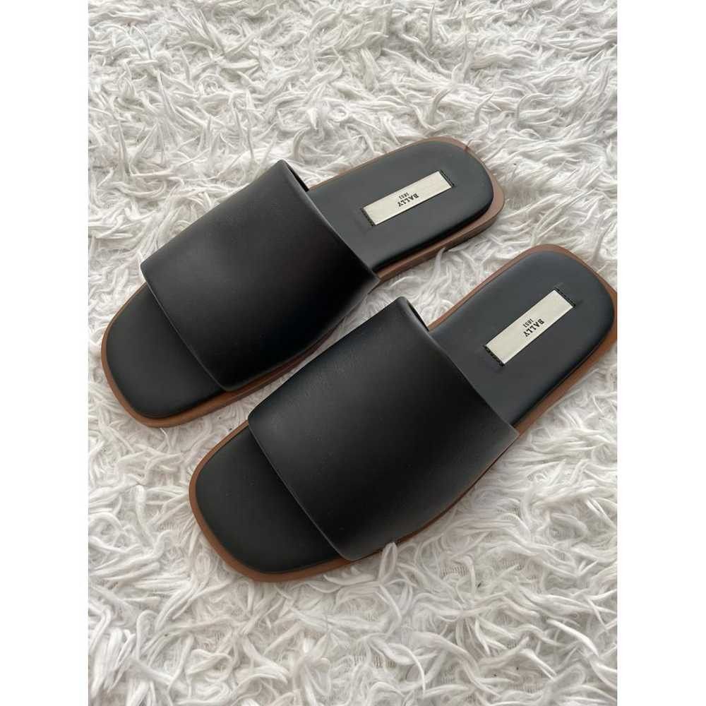 Bally o1y1224 Leather Slippers in Black Size US 8 / EU 41 - 6 Thumbnail