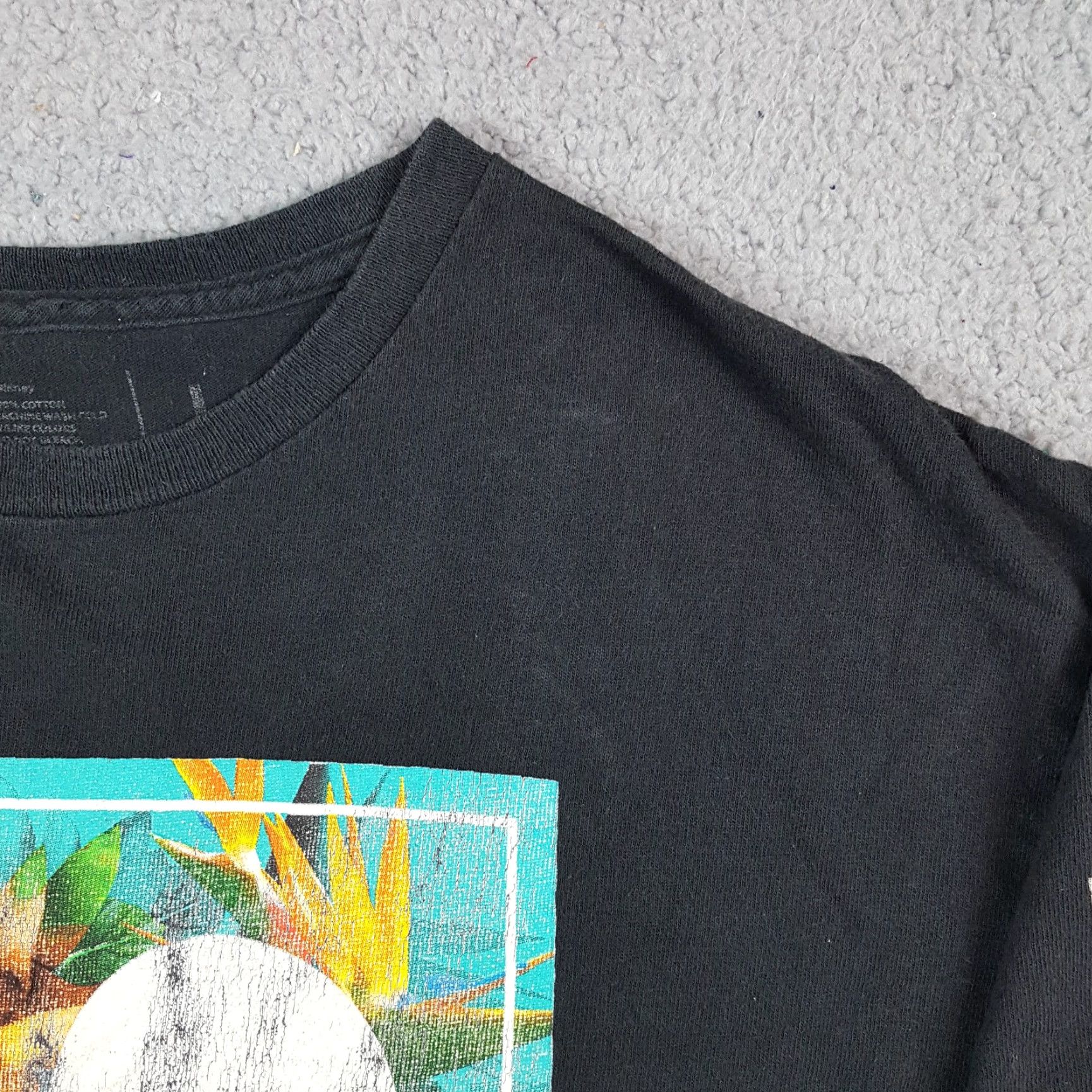 Disney Vintage Disney Mickey Mouse Vaporwave T-Shirt Men Large 90s Cartoon Retro Summer Black Size US L / EU 52-54 / 3 - 5 Thumbnail