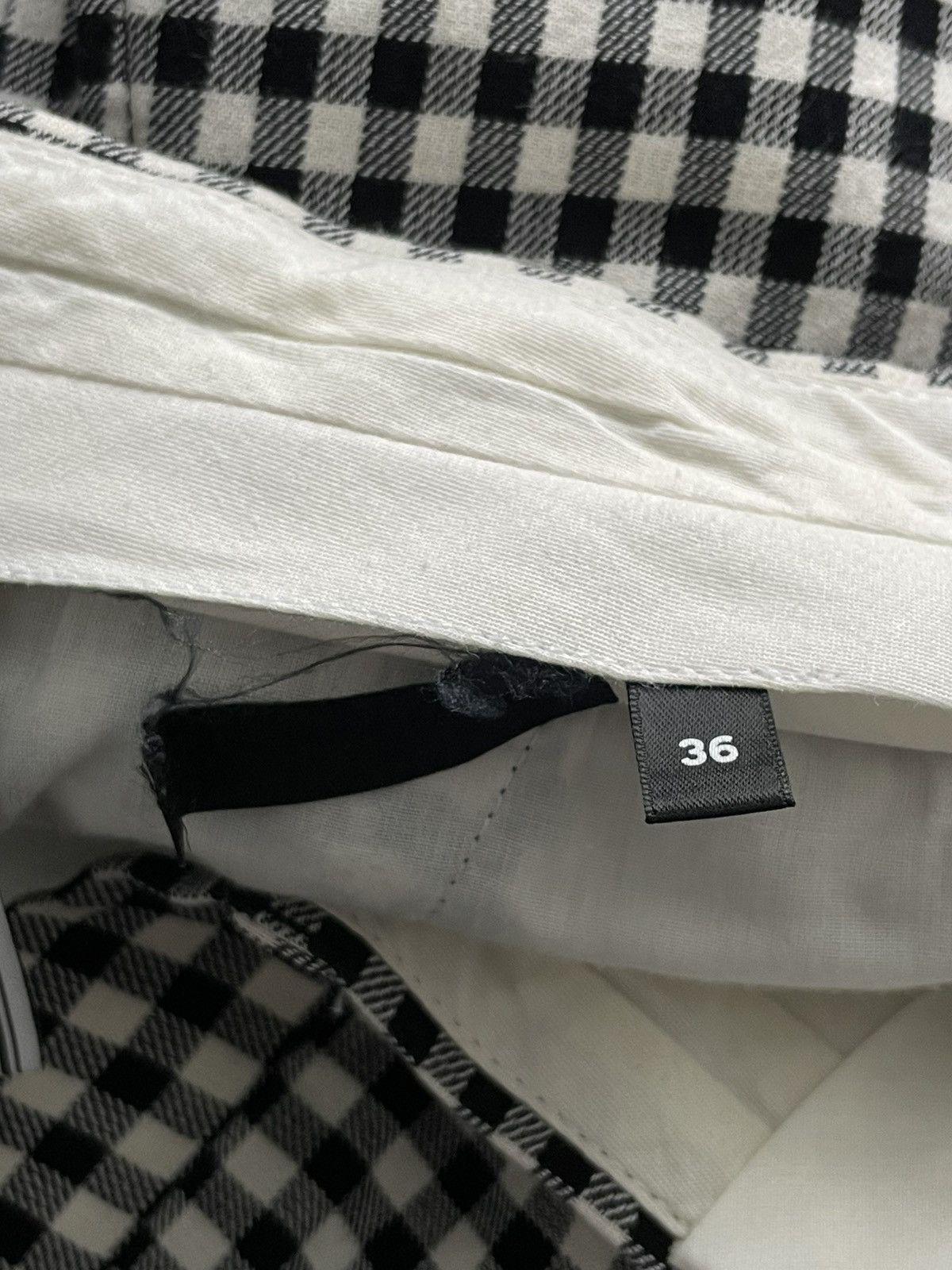 AMI AMI Alexandre Mattiussi Black/White Pants Size 25" / US 0 / IT 36 - 10 Thumbnail