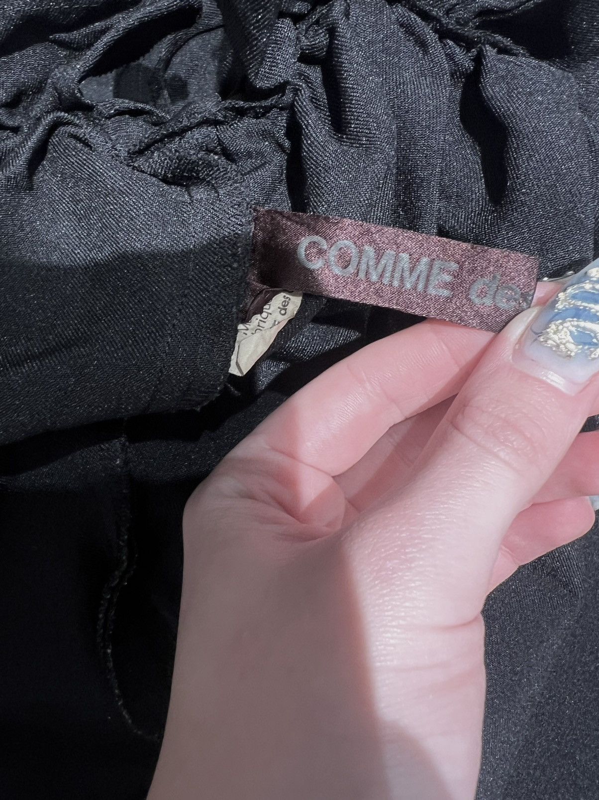Comme des Garcons Archive Comme des Garçons Ruched Knot Strap Garment 99-2003 Size M / US 6-8 / IT 42-44 - 9 Thumbnail