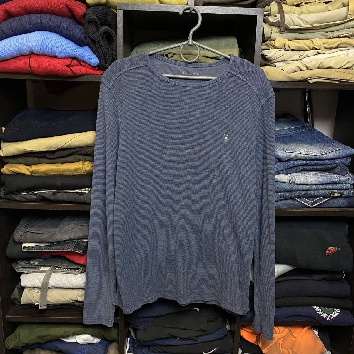Allsaints Designer Allsaints small logo basic luxury longsleeve size M Size US M / EU 48-50 / 2 - 1 Thumbnail
