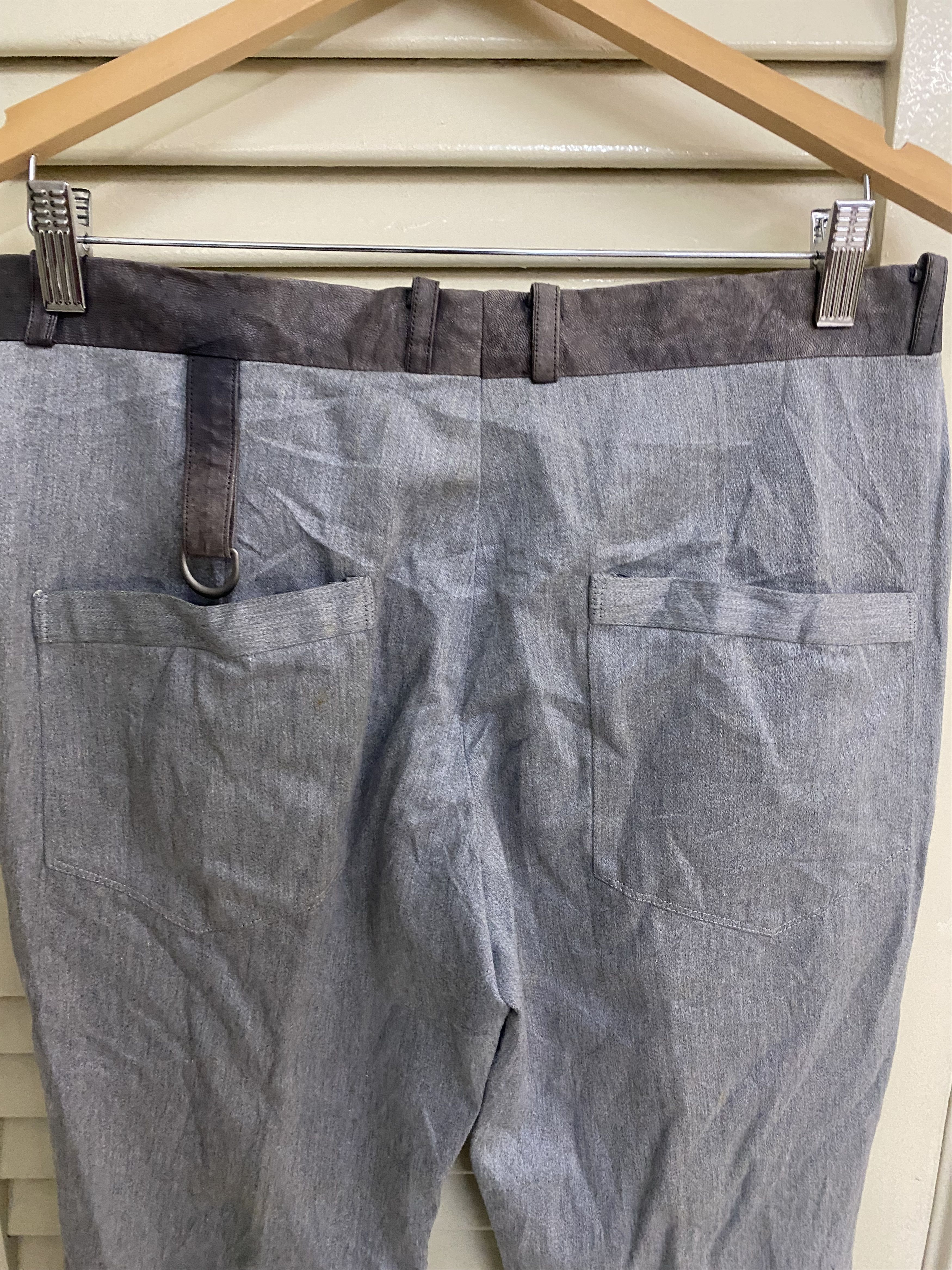 Japanese Brand Actor Japanese Ishinn Goat Skin Pants Size US 32 / EU 48 - 5 Thumbnail