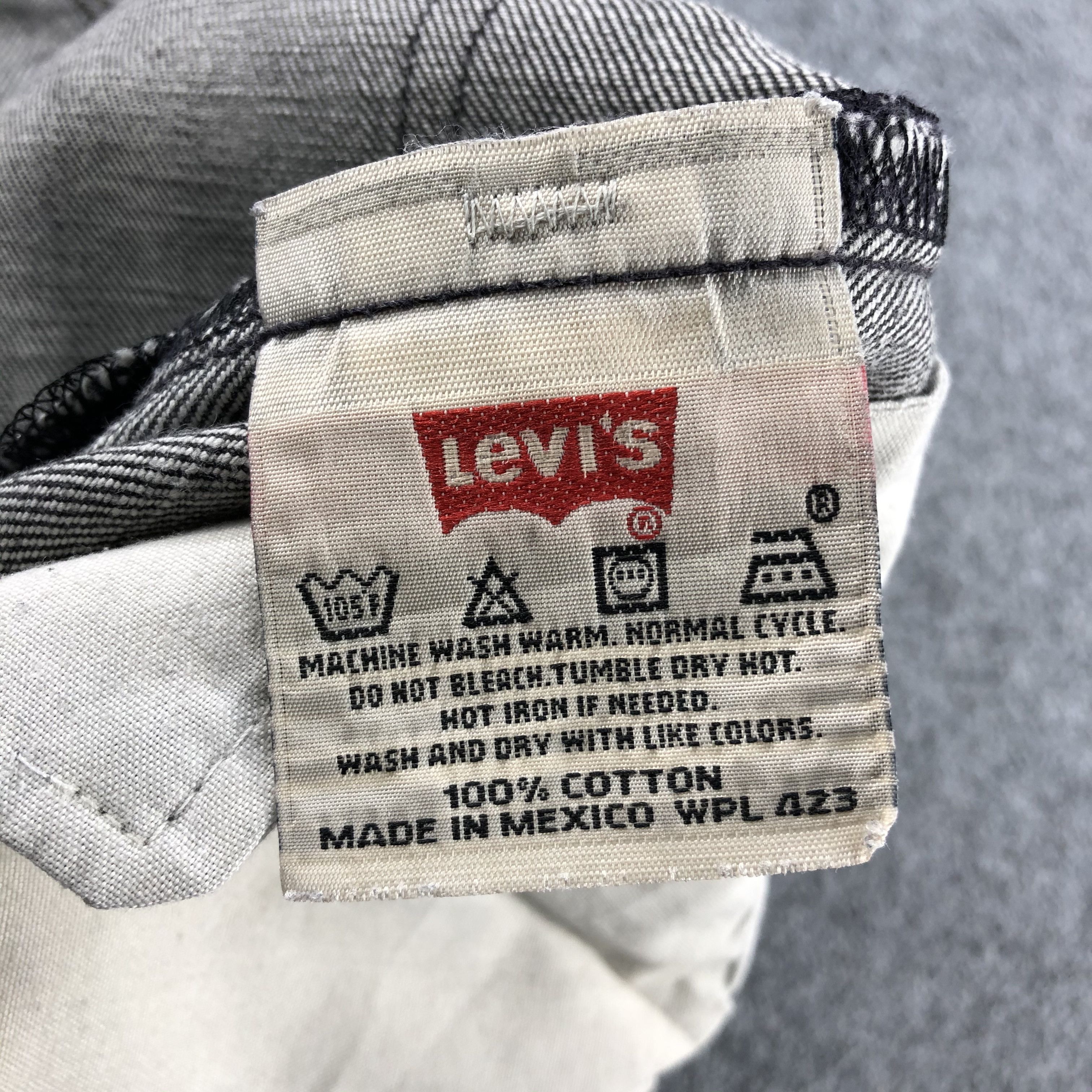 Levi's Vintage 90s Distress Levis 501 Earth Tone Jeans-JM1591 Size US 36 / EU 52 - 12 Thumbnail