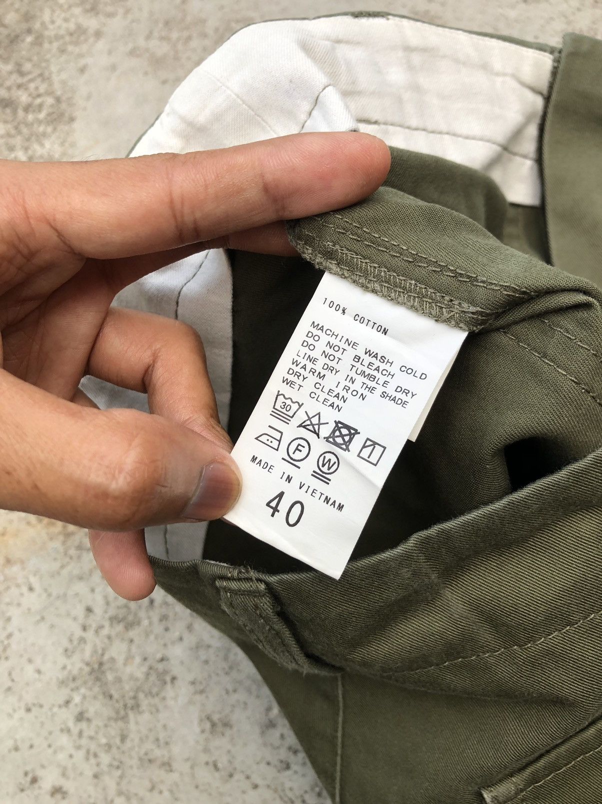 Other FADED GREEN SPICK&SPAN INSPIRED US ARMY BAKER PANT Size US 30 / EU 46 - 5 Thumbnail