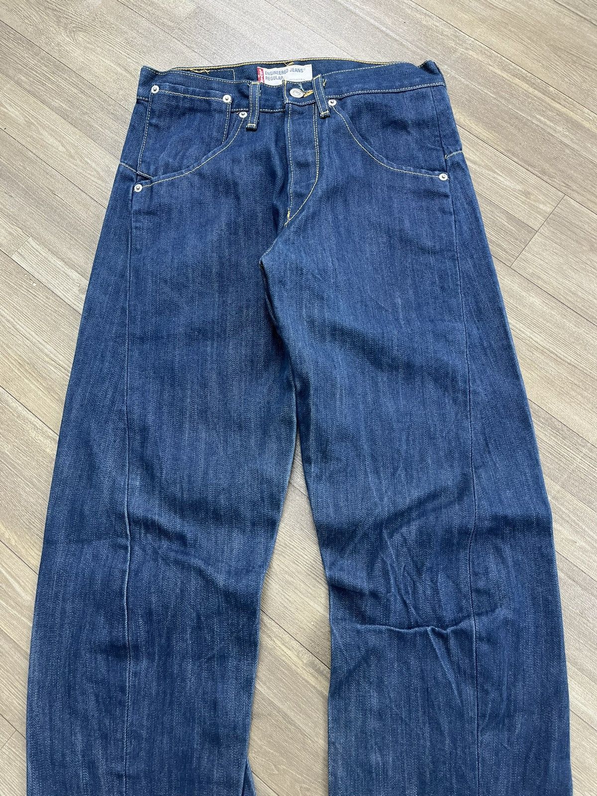 Levi's Vintage Clothing 1999s Vintage Levi’s Engineered Japan Indigo Baggy Jeans Size US 29 - 2 Thumbnail