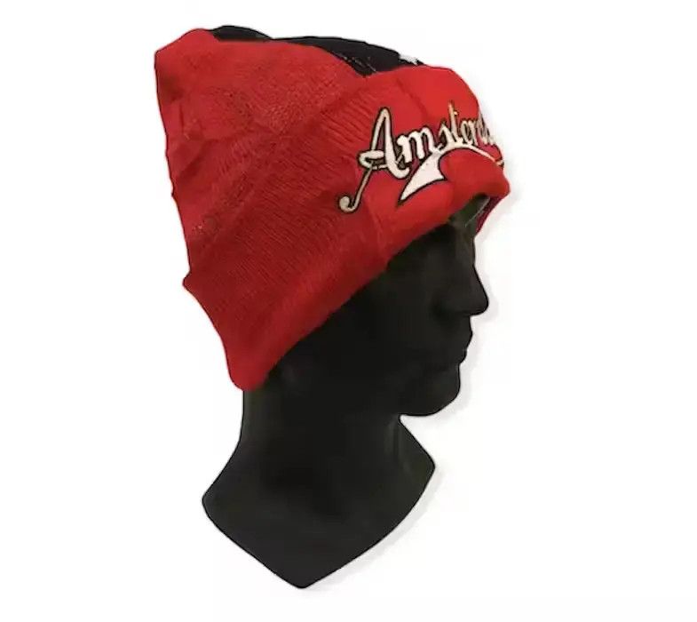 Vintage Vintage Amsterdam Spell Out Beanie Hat Size ONE SIZE - 3 Thumbnail