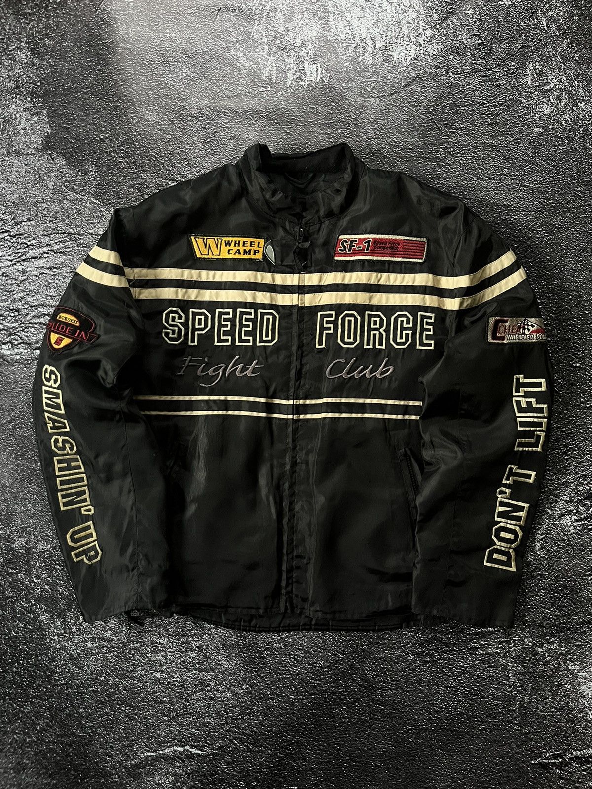 Vintage Vintage Racing Jacket Speed Force Dynamite Motion Size US L / EU 52-54 / 3 - 1 Thumbnail