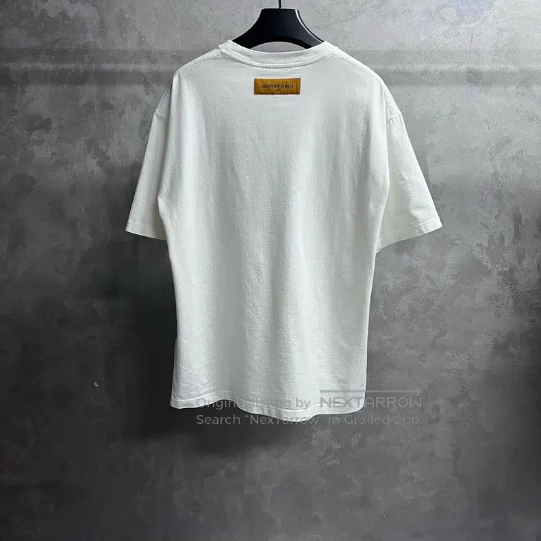 Louis Vuitton Louis Vuitton White Logo Graffiti Short Sleeve Size US XXL / EU 58 / 5 - 5 Thumbnail