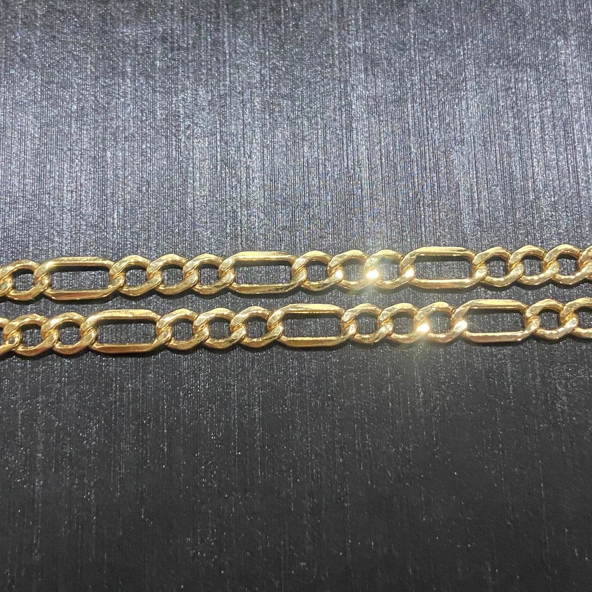 Other 14k Real Gold Figaro Chain Necklace 20in 4mm Size ONE SIZE - 3 Thumbnail