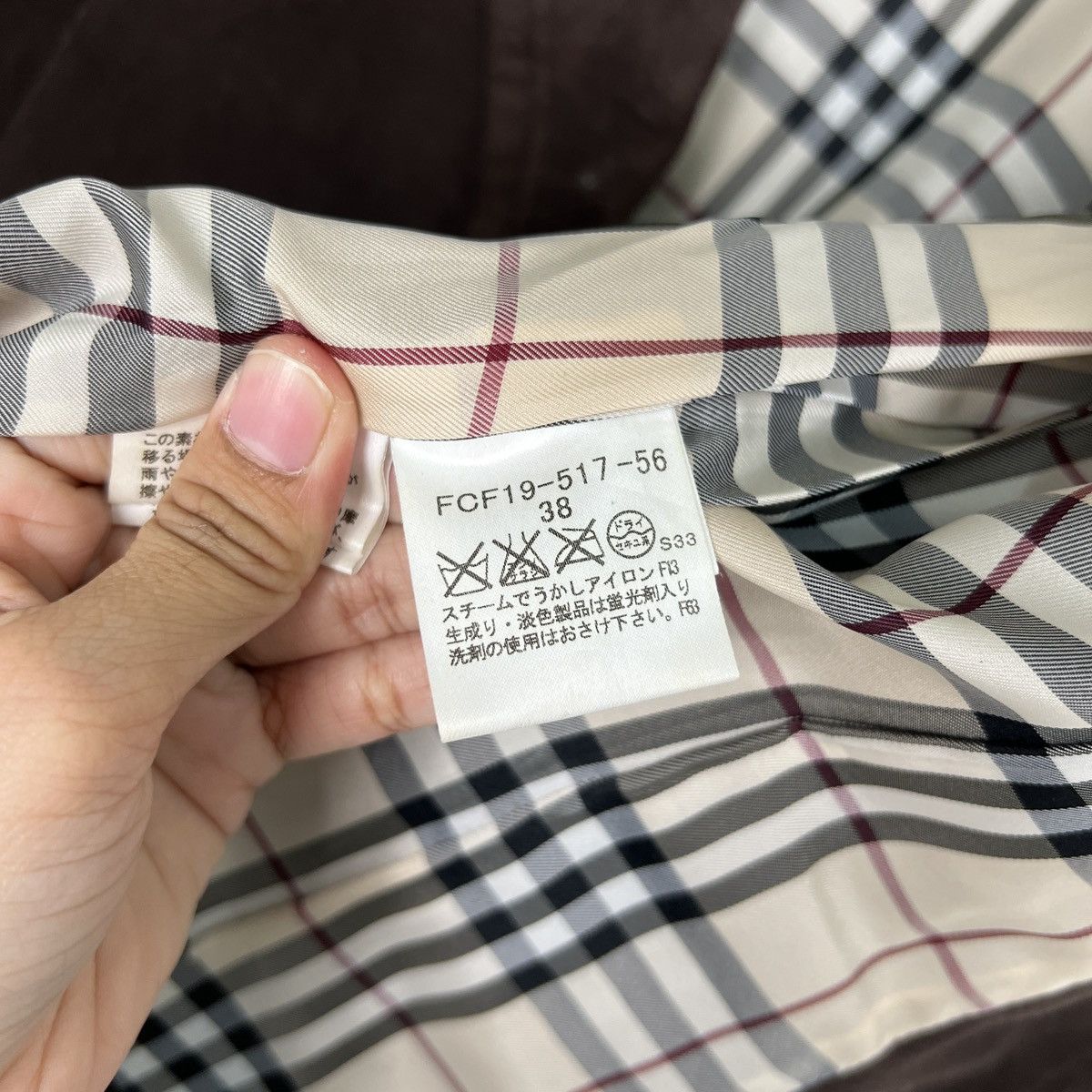 Burberry 🔥 BURBERRY MOLESKIN NOVA CHECK JACKET Size XS / US 0-2 / IT 36-38 - 15 Thumbnail
