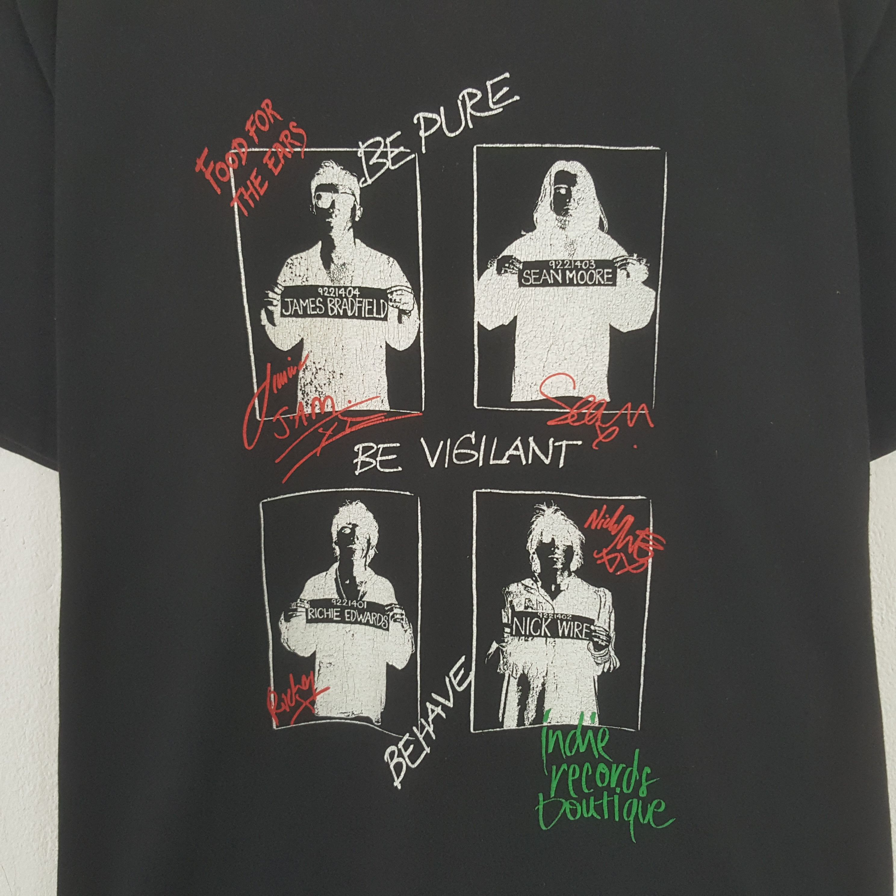 Band Tees Vintage Manic Street Preachers Tshirt Size US L / EU 52-54 / 3 - 2 Thumbnail