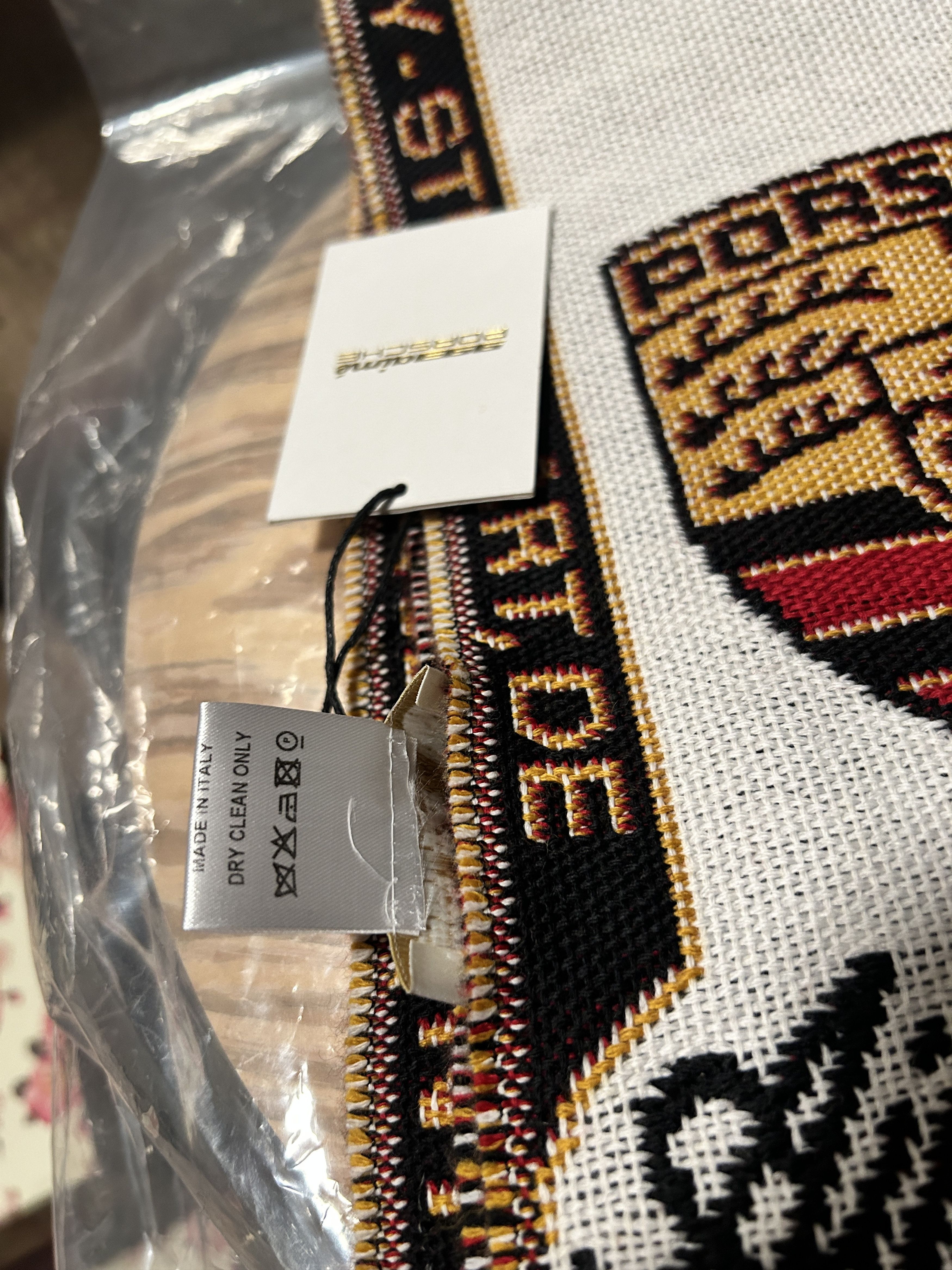 Aime Leon Dore × Porsche Design ALD / Porsche 993 Turbo Wool Souvenir Scarf Size ONE SIZE - 6 Thumbnail