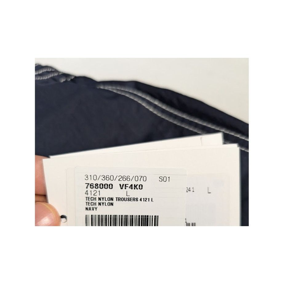 Bottega Veneta o1rshd1 Tech Nylon Trousers in Navy Size US 34 / EU 50 - 16 Thumbnail
