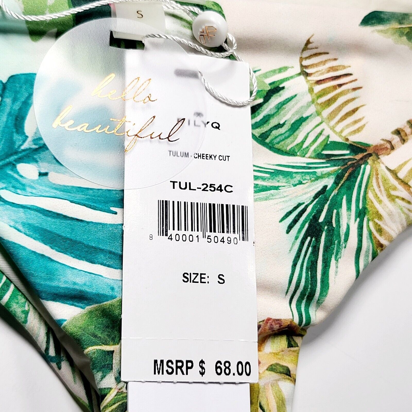 Other NWT PQ SWIM Tulum Cheeky Reversible Tropical Bikini Bottoms Size S / US 4 / IT 40 - 2 Thumbnail