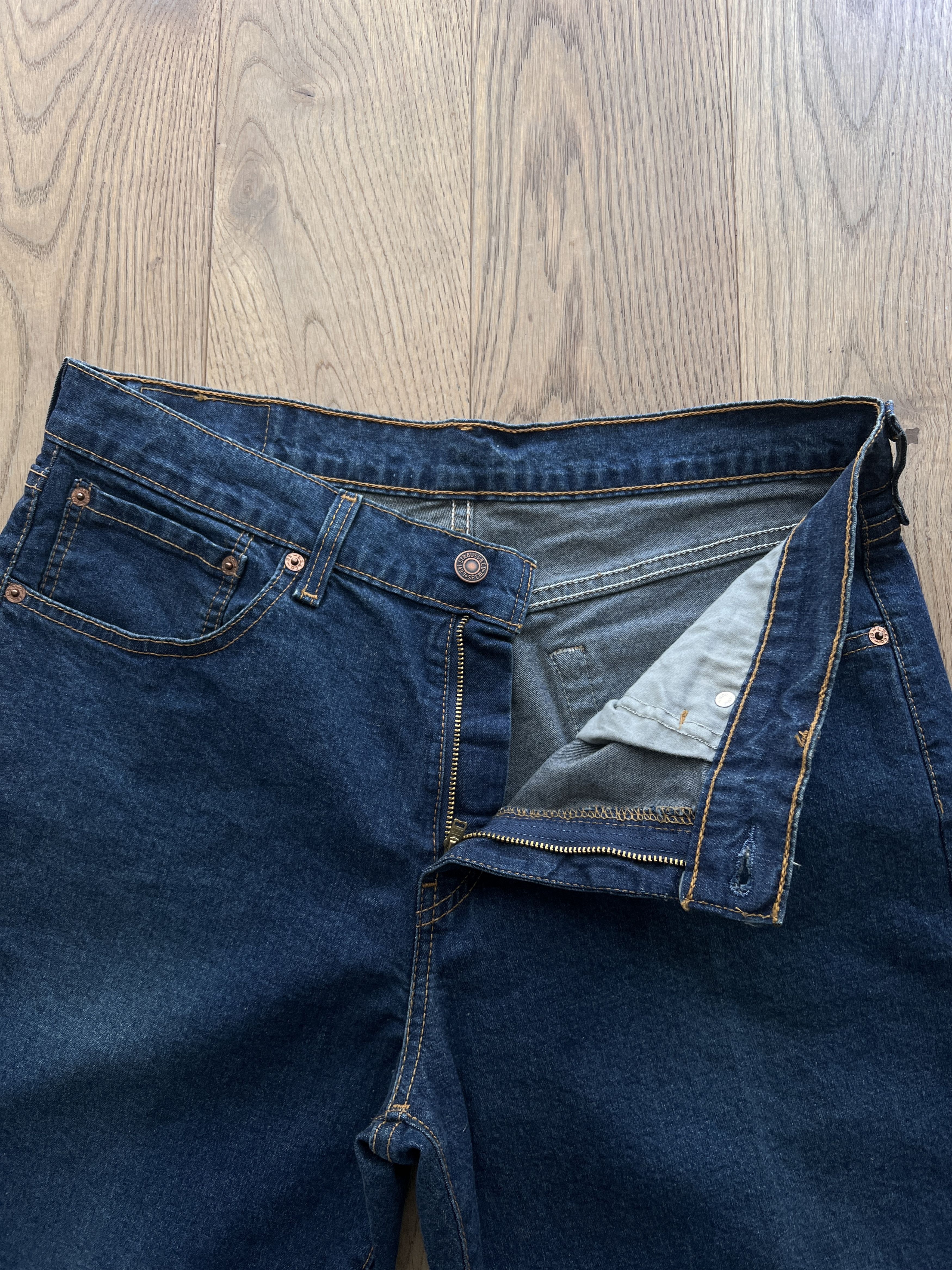 Levi's Vintage Clothing RARE Levis Flared Boot Cut Denim vintage 00s Retro Jeans y2k Size US 34 / EU 50 - 15 Thumbnail