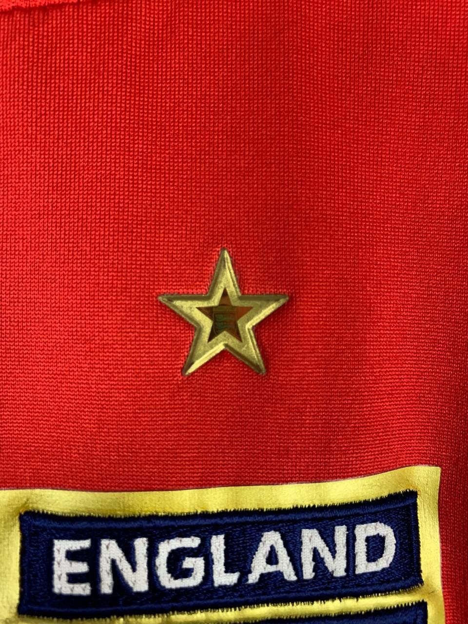 Umbro ENGLAND Away Football Shirt 2006–2008 Umbro Red Jersey BNWOT Size US L / EU 52-54 / 3 - 10 Thumbnail