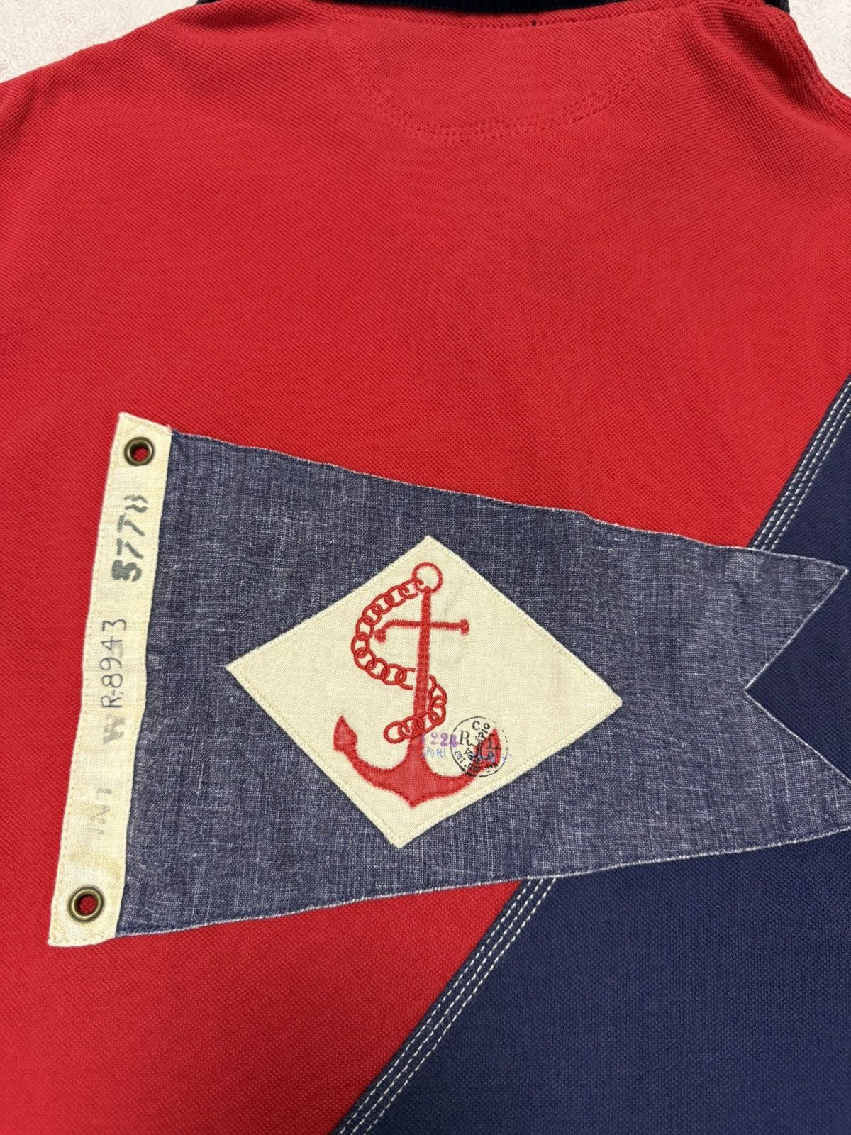 RRL Ralph Lauren Vintage Polo Ralph Lauren Polo Rugby T Shirt Big Logo Yacht Size US L / EU 52-54 / 3 - 9 Thumbnail