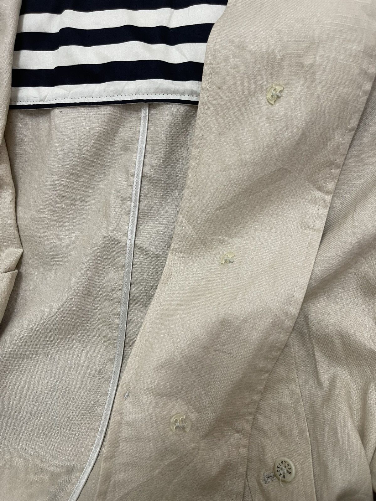 Mackintosh Mackintosh Baggy Linen Coat Jacket Size US S / EU 44-46 / 1 - 17 Thumbnail