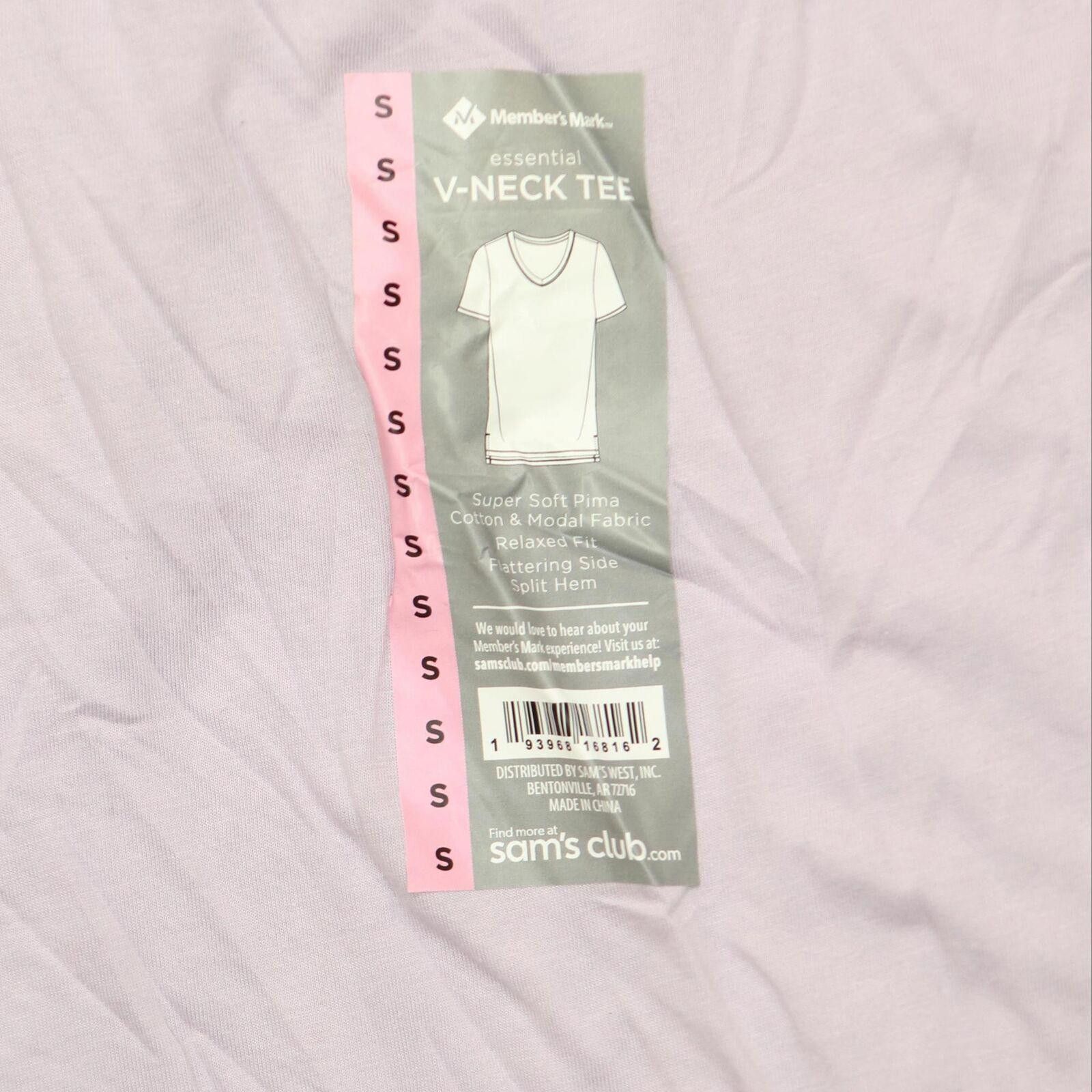 Other NWT Member's Mark T-Shirt Tee DLT4876S S Wisteria Purple Size S / US 4 / IT 40 - 3 Thumbnail