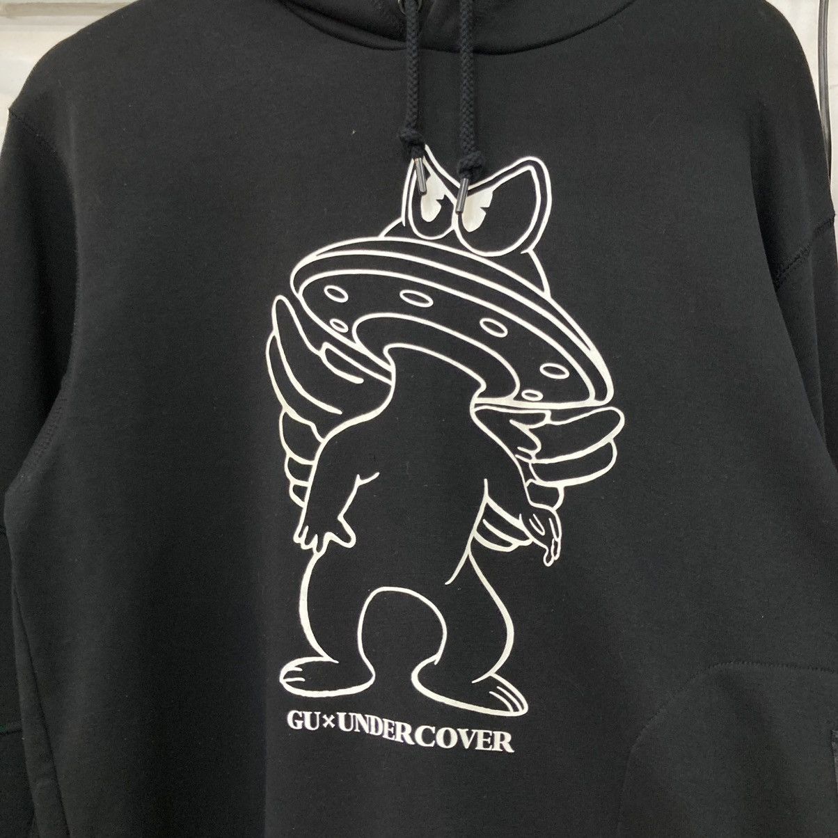 GU × Undercover GU x Undercover Graphic Big Logo Pullover Hoodie Black Size US L / EU 52-54 / 3 - 3 Thumbnail