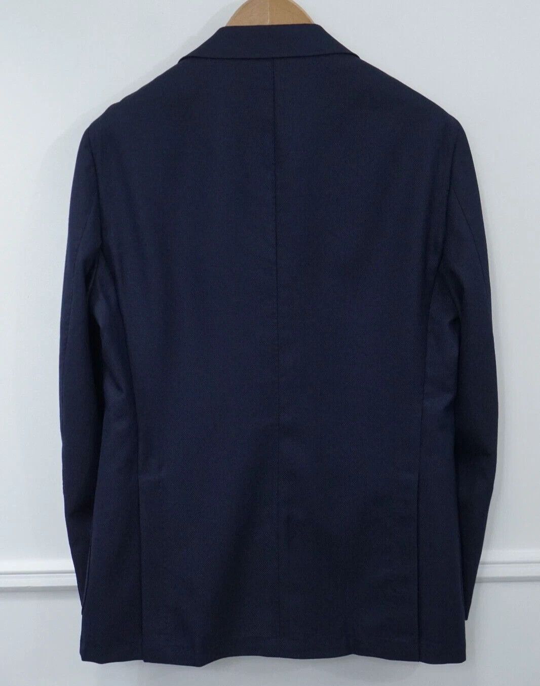 Suitsupply Men Suitsupply Blazer Havana Patch Half Wool Navy Blue US32 Size 34S - 2 Thumbnail