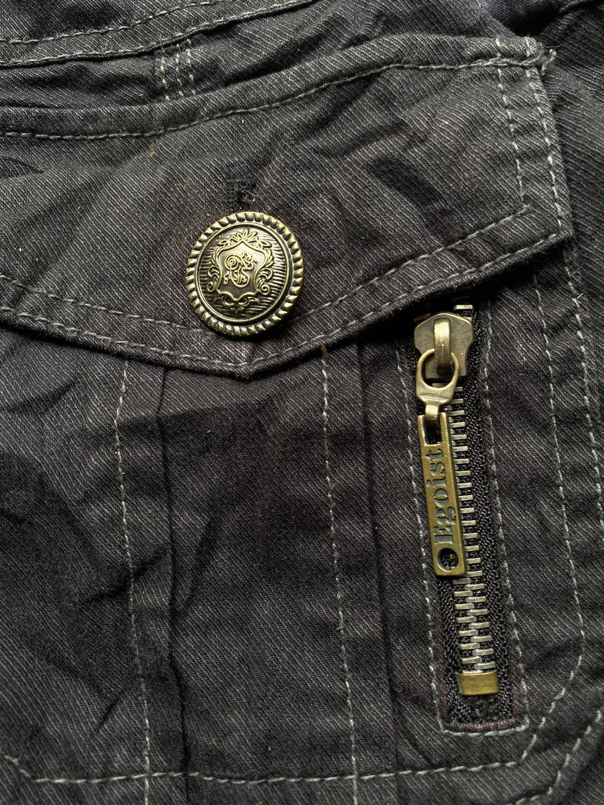 14th Addiction 2000s egoist flared bondage punk cargo pants Size US 28 / EU 44 - 7 Thumbnail