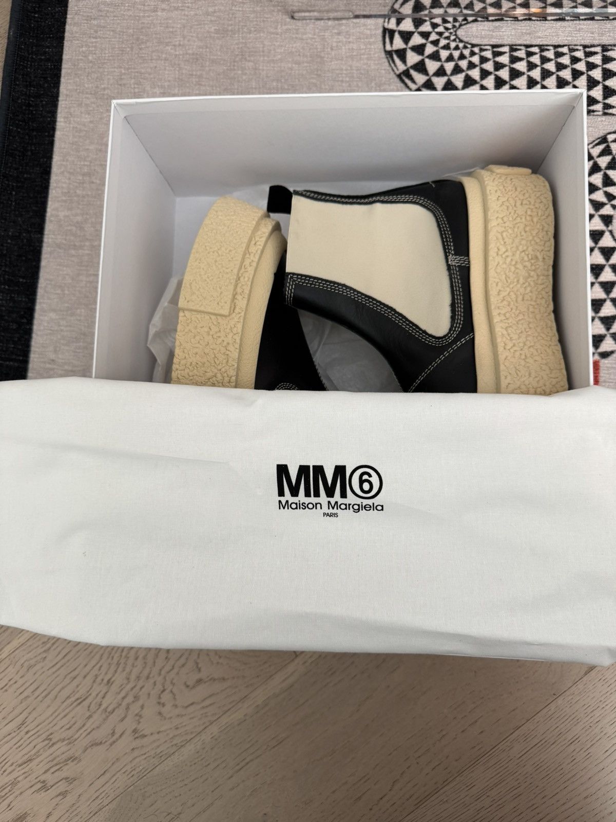 MM6 MM6 Martin Margiela size 39 platform boots brand new in box Size US 6 / EU 39 - 5 Thumbnail