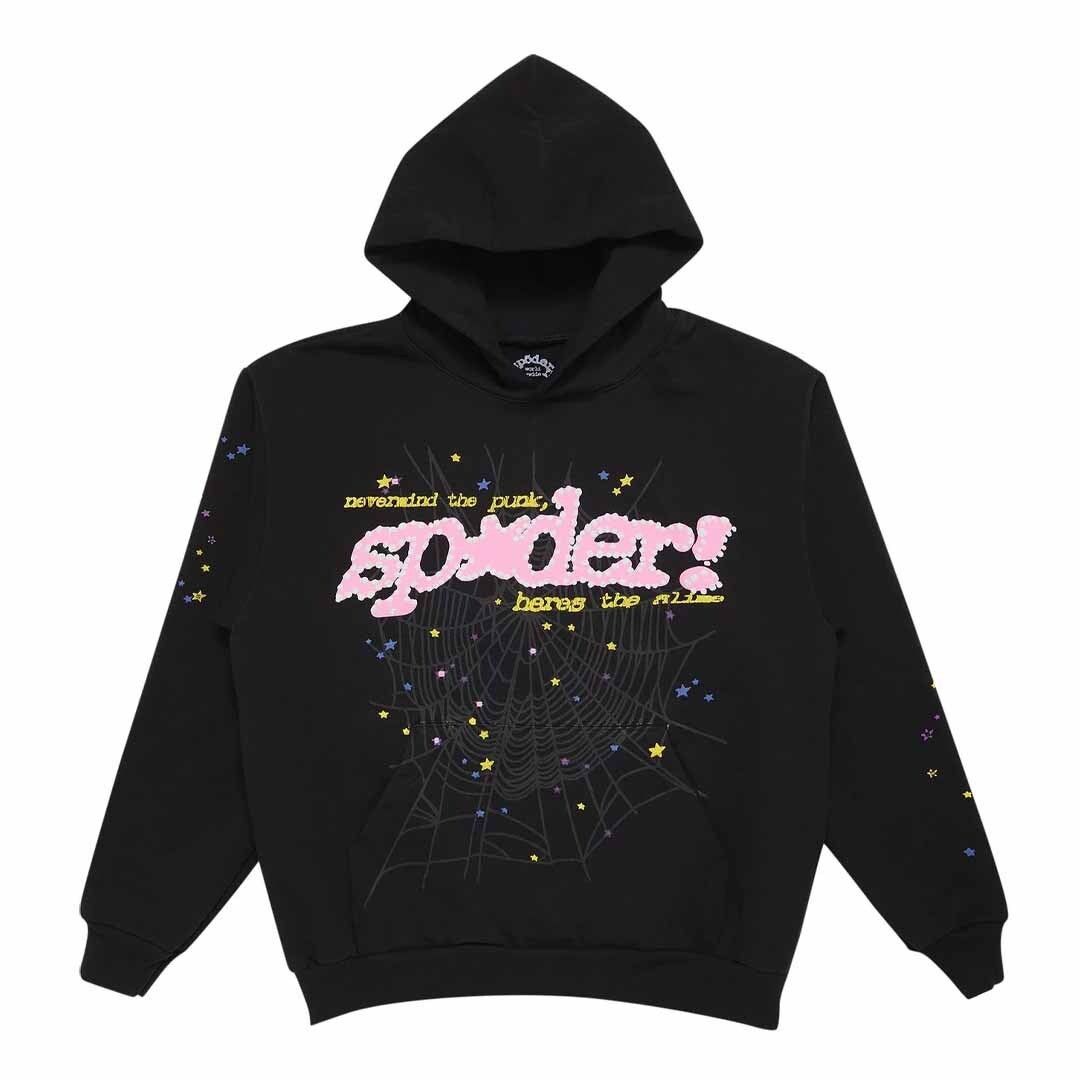 Sp5der P*nk V2 Hoodie 'Black' Size US XL / EU 56 / 4 - 1 Thumbnail