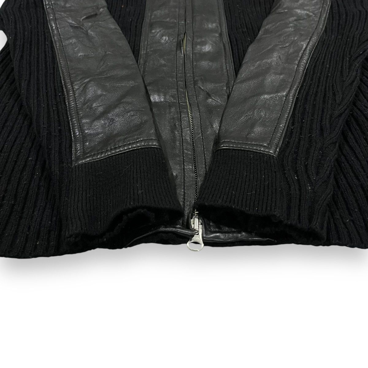 Avirex VINTAGE AVIREX MILITARY KNITWEAR LEATHER JACKET Size US M / EU 48-50 / 2 - 6 Thumbnail