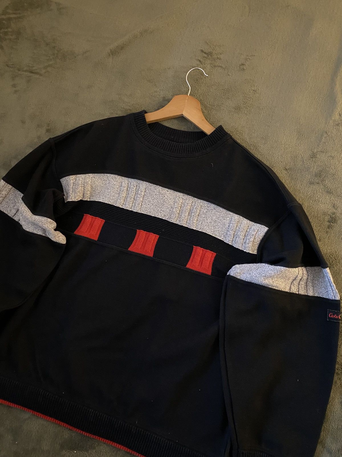 Carlo Colucci Vintage Carlo Colucci Sport Coogi Style Sweater Size US M / EU 48-50 / 2 - 2 Thumbnail
