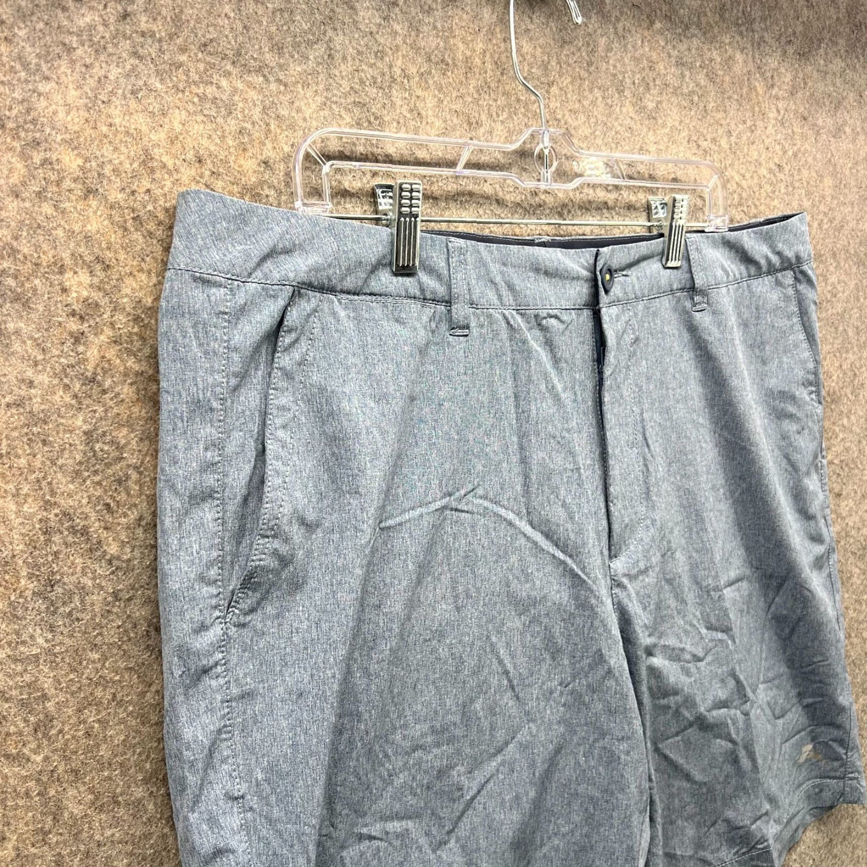 Tommy Bahama Tommy Bahama Shorts Mens 38 Blue Chino Flat Front Polyester Spandex Drawstring Casual, Travel Size US 38 / EU 54 - 3 Thumbnail