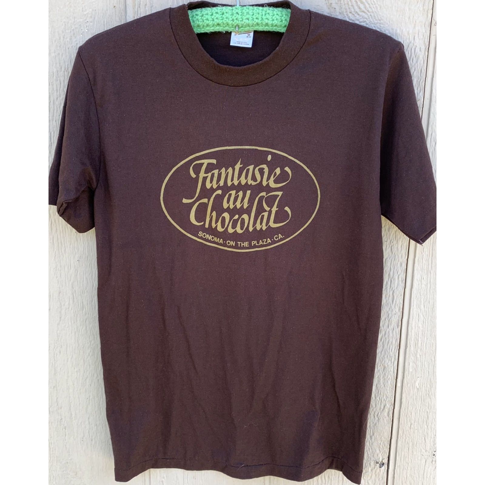 Vintage VINTAGE Fantasie au Chocolat Sonoma on the plaza CA t-shirt M Short Sleeve Unisex Graphic Tee Size US M / EU 48-50 / 2 - 3 Thumbnail