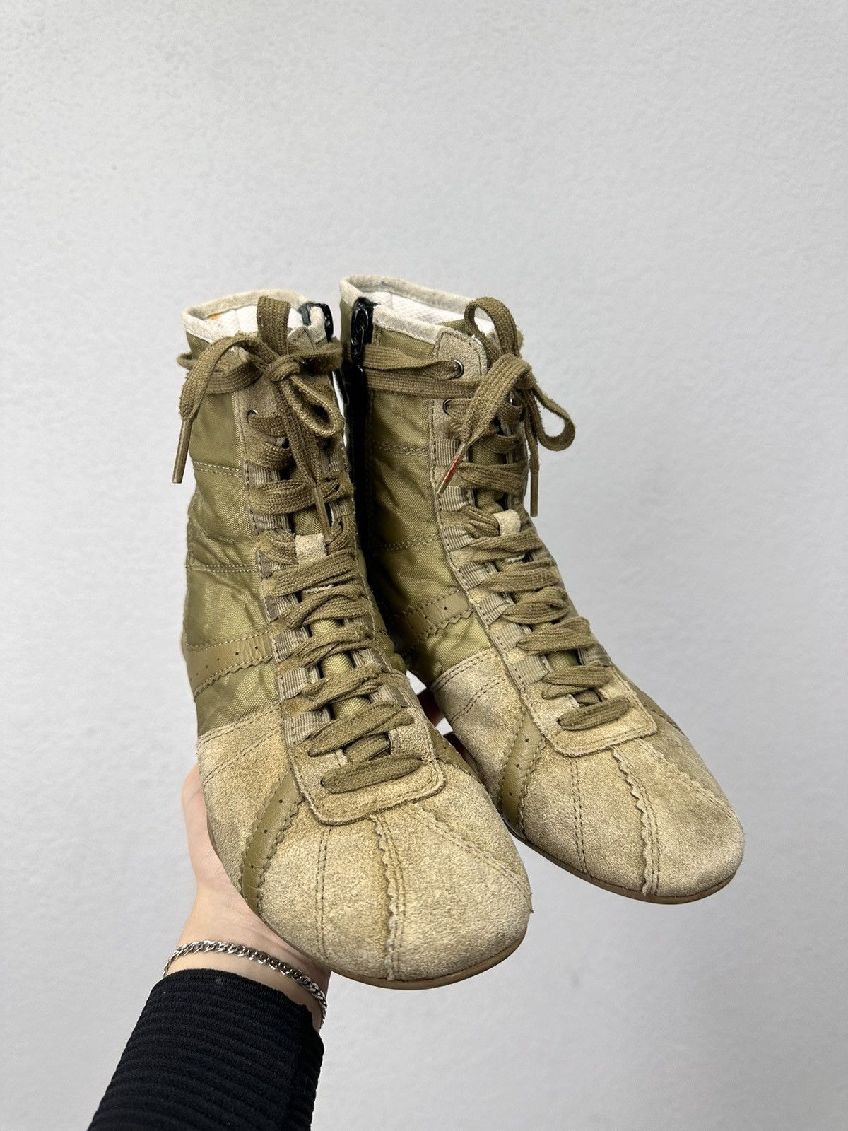 Esprit Vintage Puma Hight Boxer Boots Shoes Supreme Sneakers Y2K Size US 7 / IT 37 - 3 Thumbnail