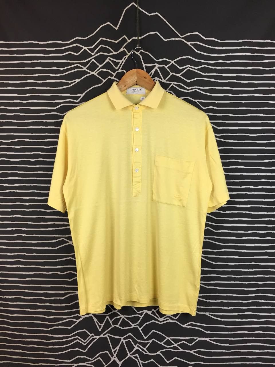 Lanvin Vtg Lanvin Studio Paris Popover Half Placket Polo Shirt Size US M / EU 48-50 / 2 - 2 Thumbnail