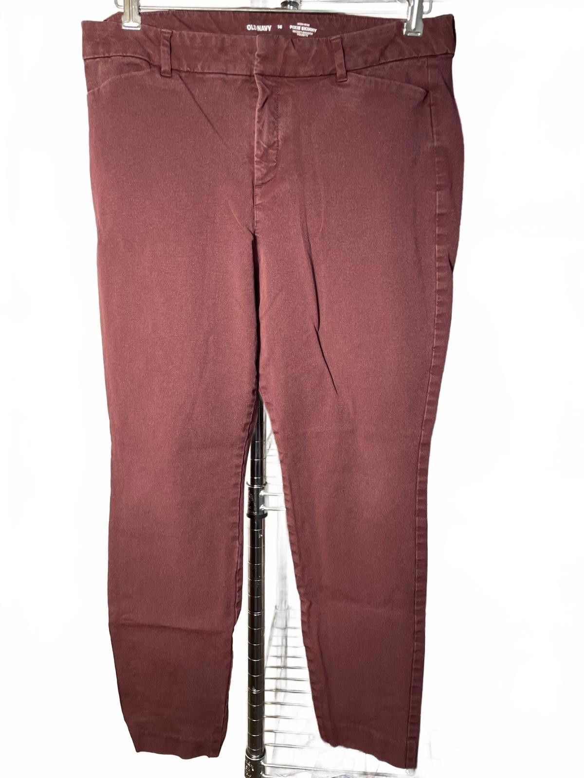 old navy dress pants for the win! 61 and wears size 32w x 32lmachine wash according to the care instruction label . Old Navy Women's High-Waisted Pixie