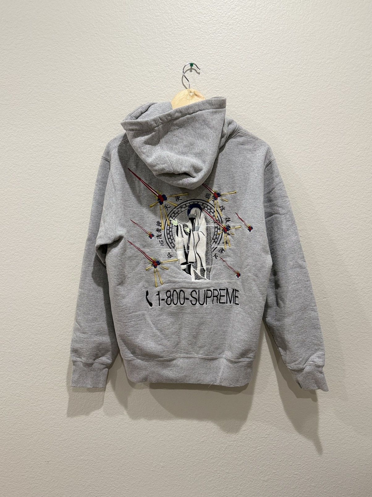 Supreme Supreme Coverstitch Hoodie Medium Gray | Grailed