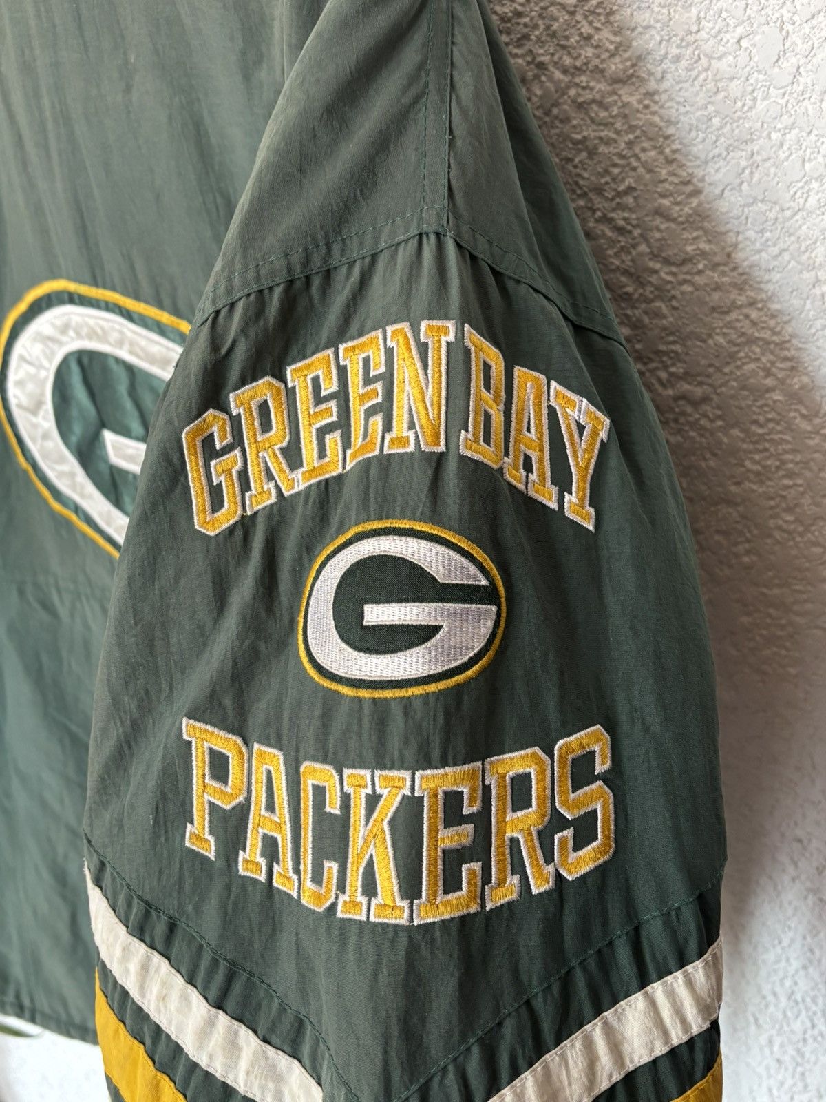 Starter Vintage Starter Green Bay Packers Jacket Size US XL / EU 56 / 4 - 4 Thumbnail