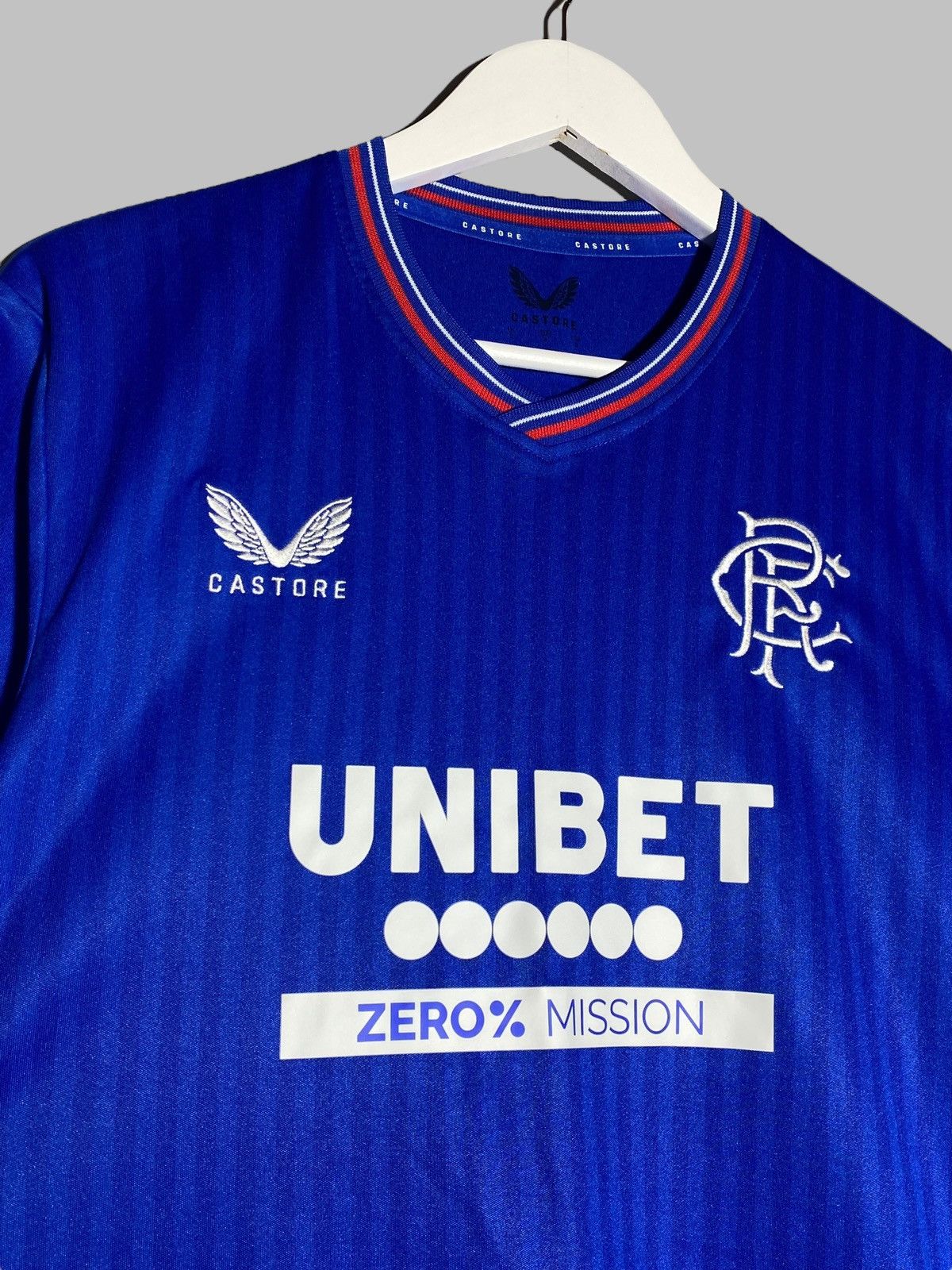 Other Castore Rangers FC 2023 2024 Home Football Shirt Size US S / EU 44-46 / 1 - 4 Thumbnail