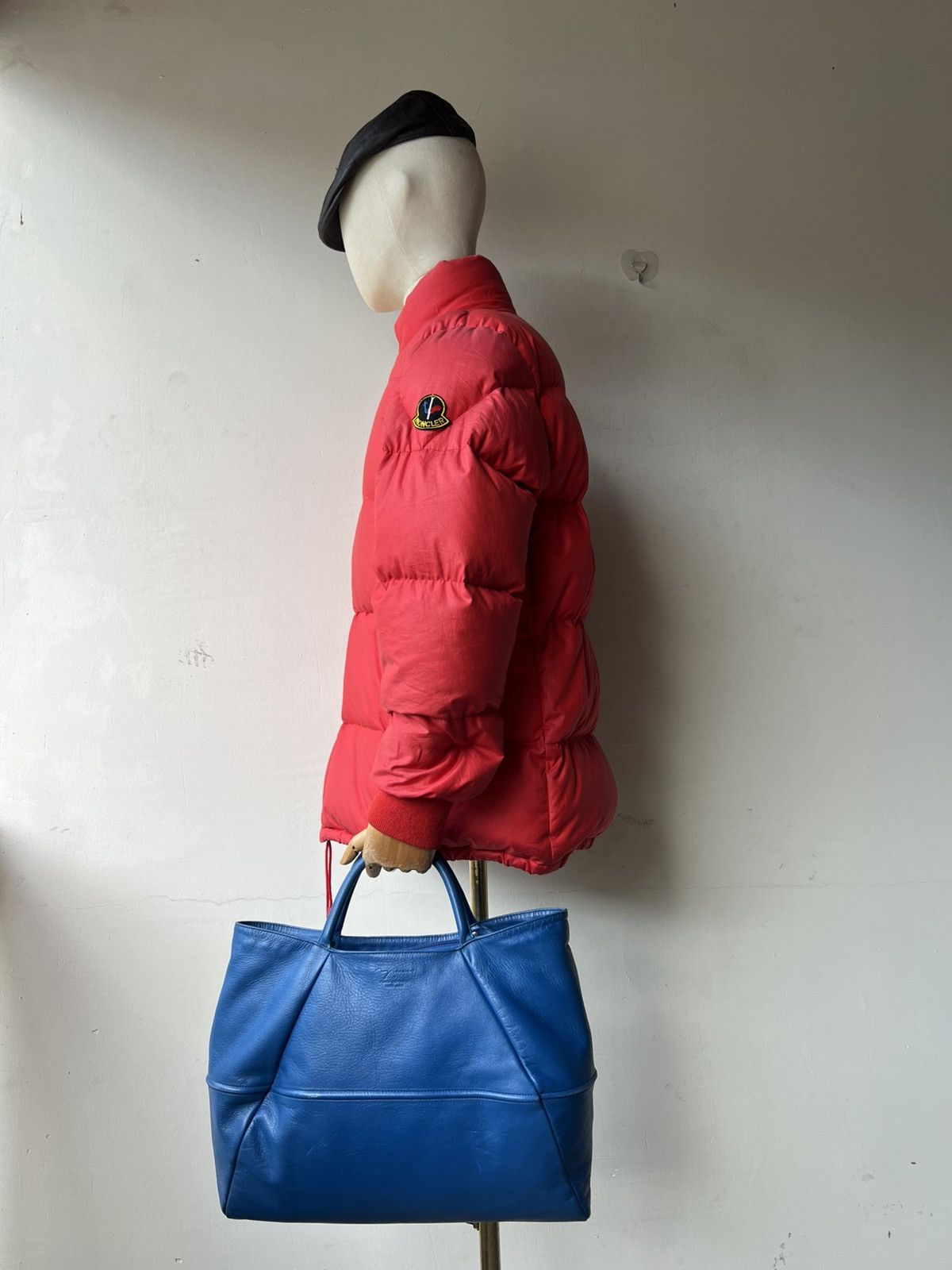 Leather Vintage 2000s Y2K Yohji Yamamoto Y’saccs All Leather Bag Size ONE SIZE - 3 Thumbnail