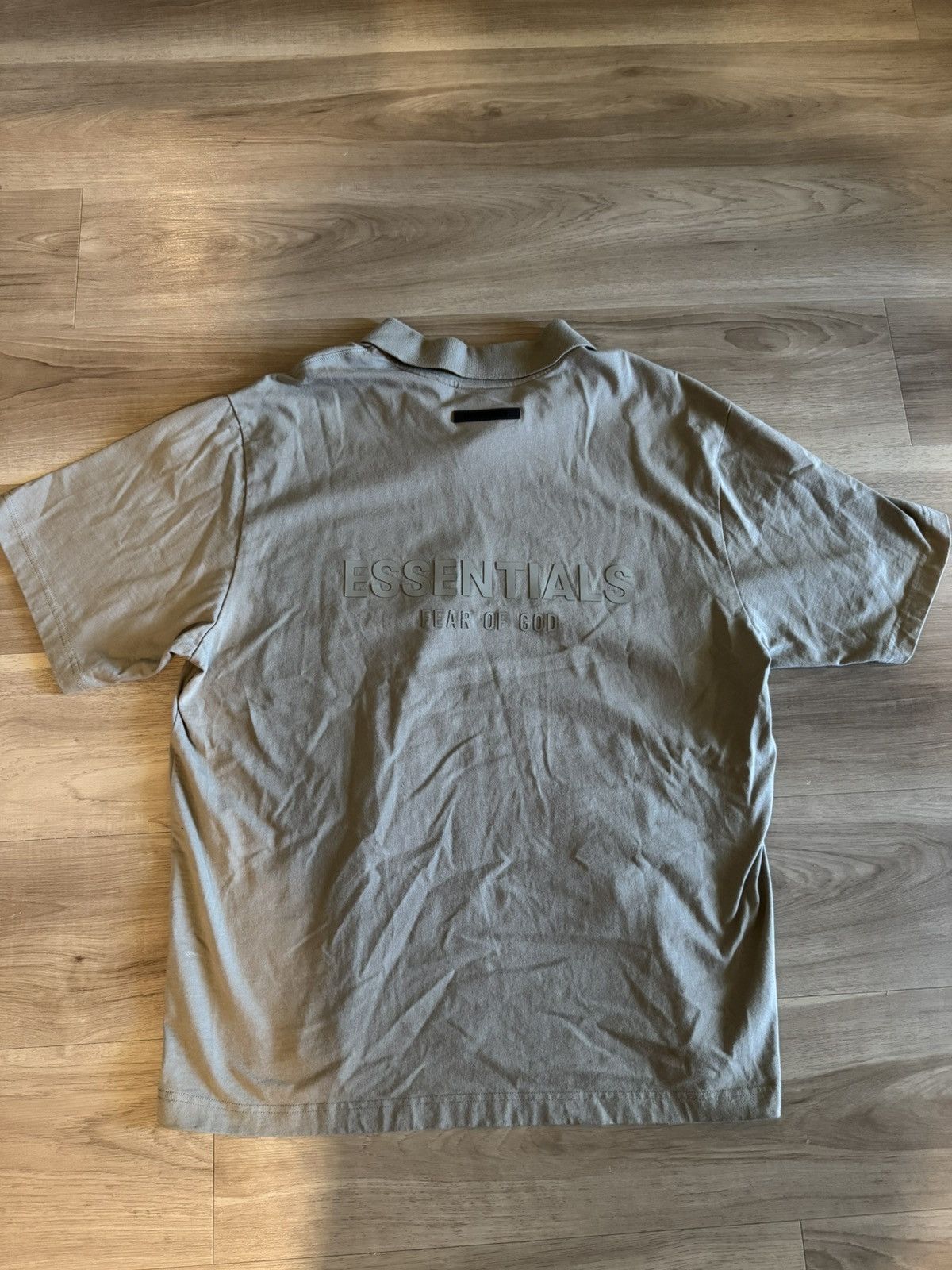 Fear of God Fear of God Essentials Polo Linen Beige Size M Size US M / EU 48-50 / 2 - 1 Thumbnail