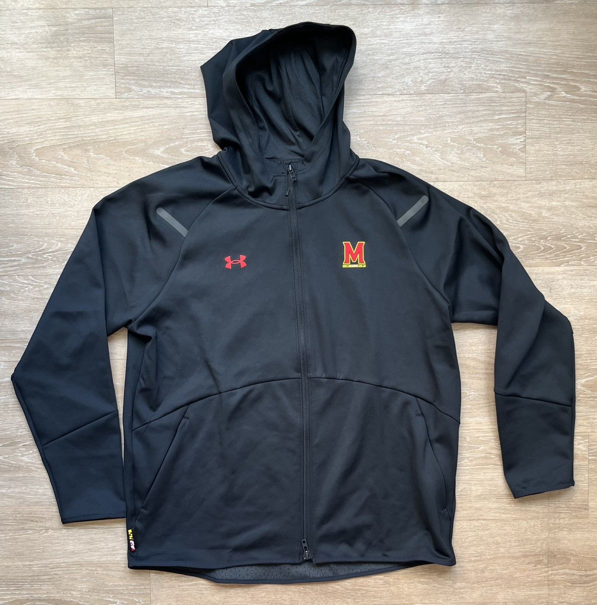 Under Armour University of Maryland Under Armour Full Zip Hoodie Size US XL / EU 56 / 4 - 1 Thumbnail