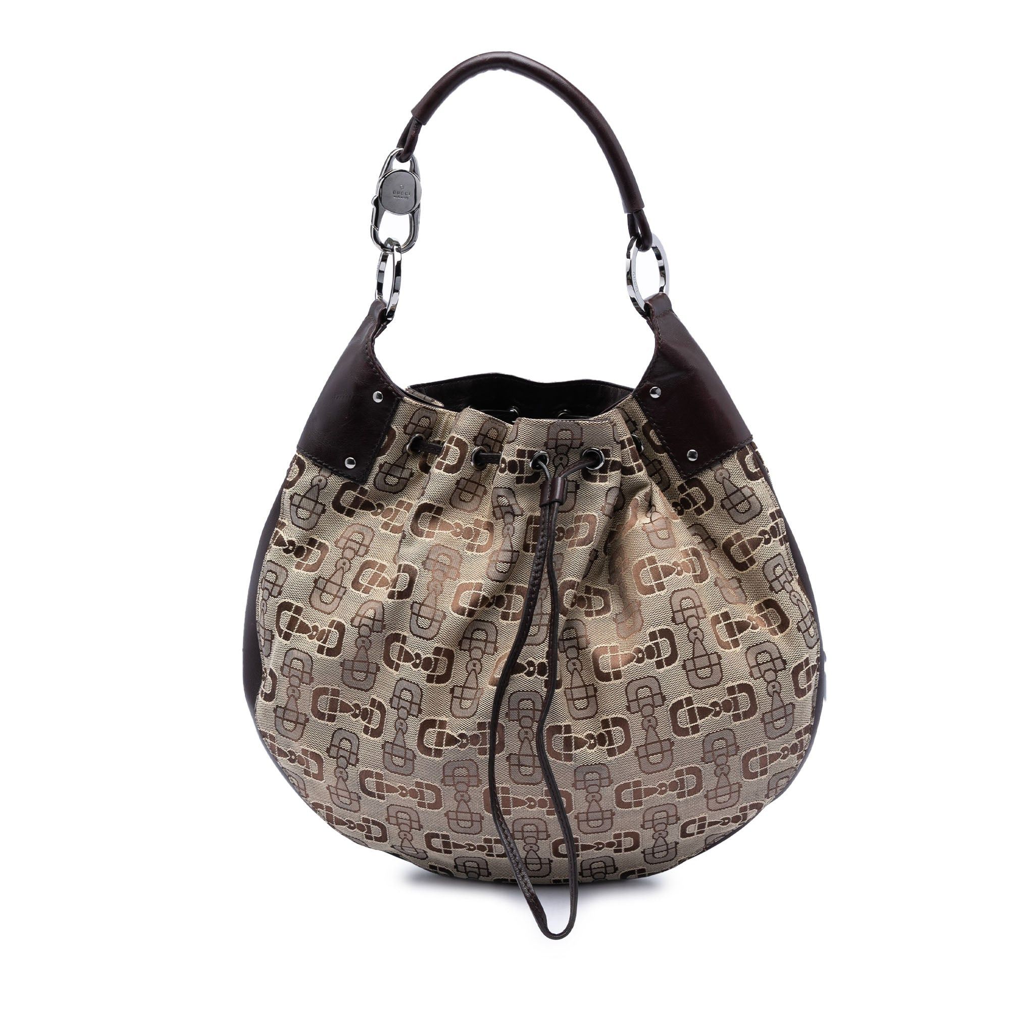 Gucci Horsebit Canvas Hobo Size ONE SIZE - 1 Thumbnail