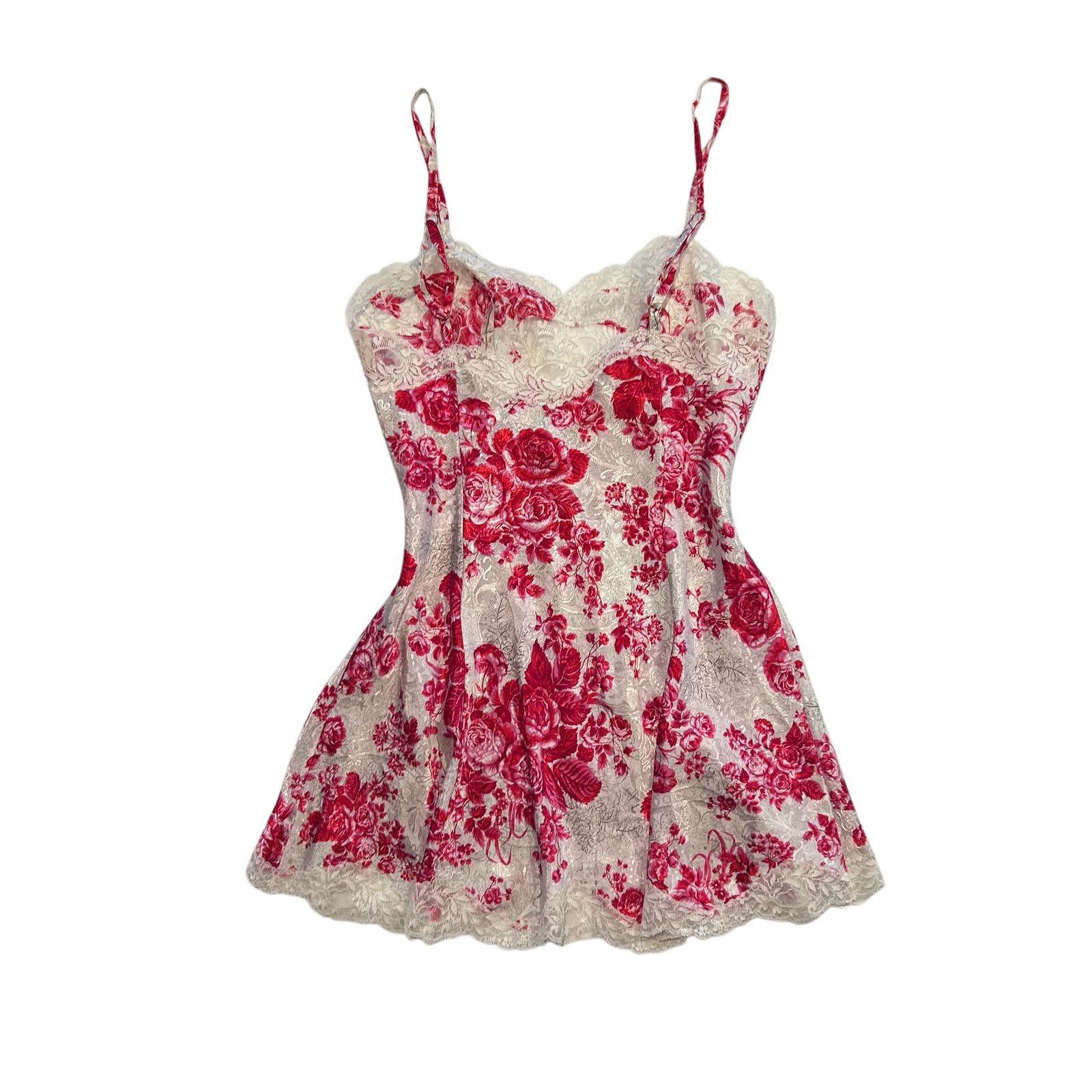 Victoria's Secret Vintage 90s Victoria’s Secret Floral Robe & Slip Dress Set M Size M / US 6-8 / IT 42-44 - 3 Thumbnail