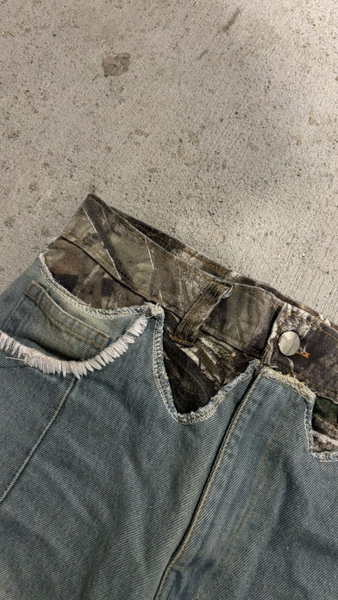 Other Wrstwrstwrst Camo Denim Size US 30 / EU 46 - 2 Thumbnail